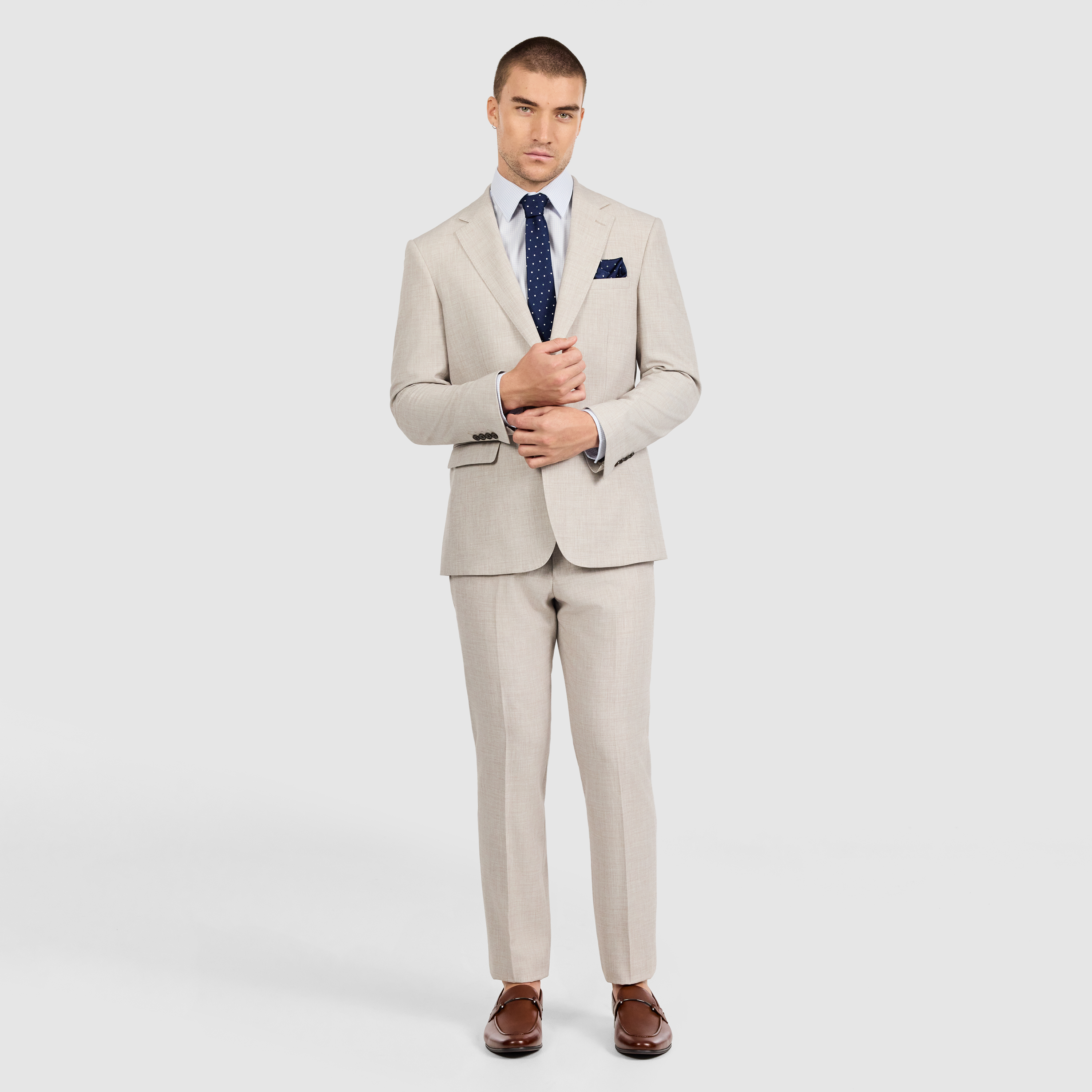  Natural Finchley Regular Suit