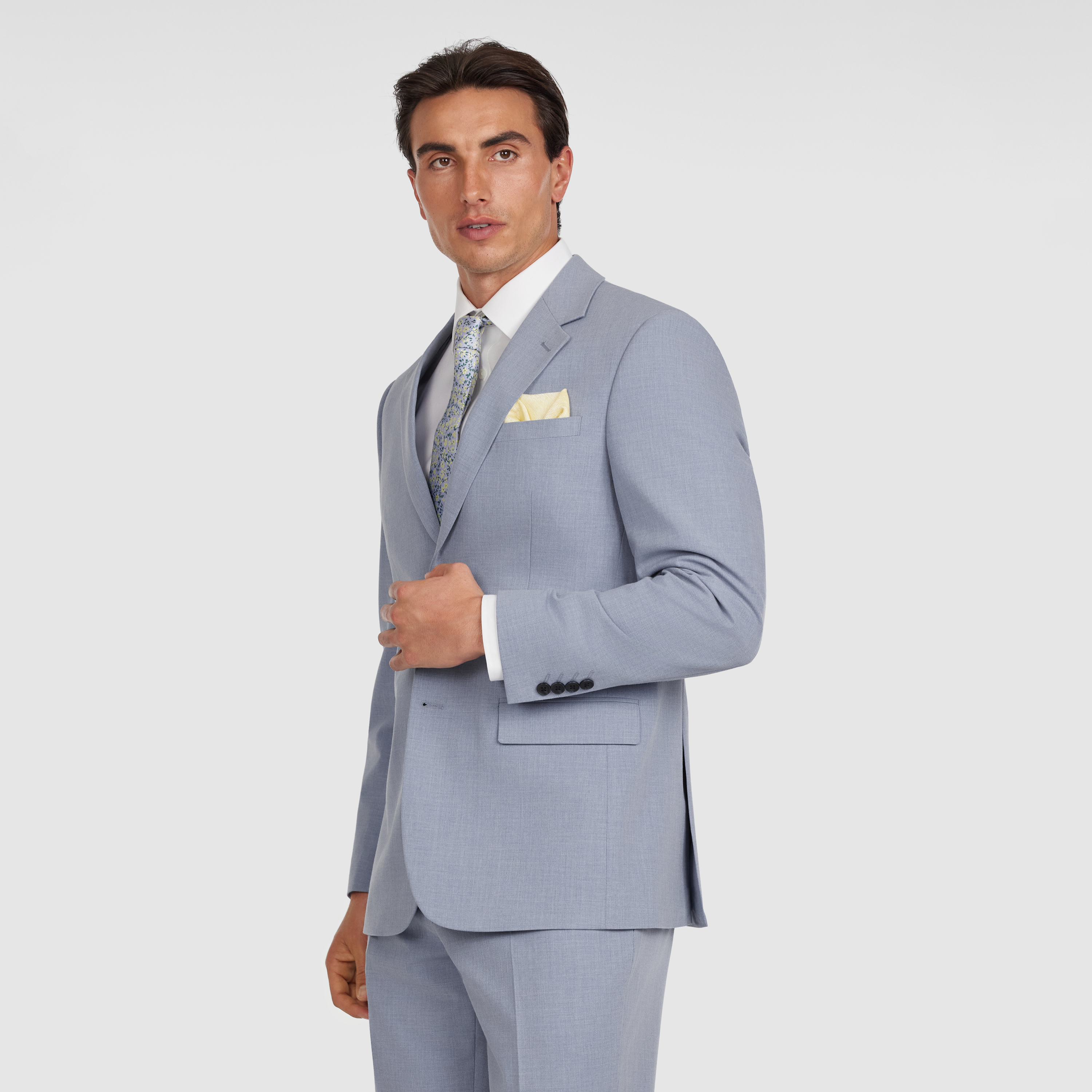 Light Blue Halston Suit Jacket