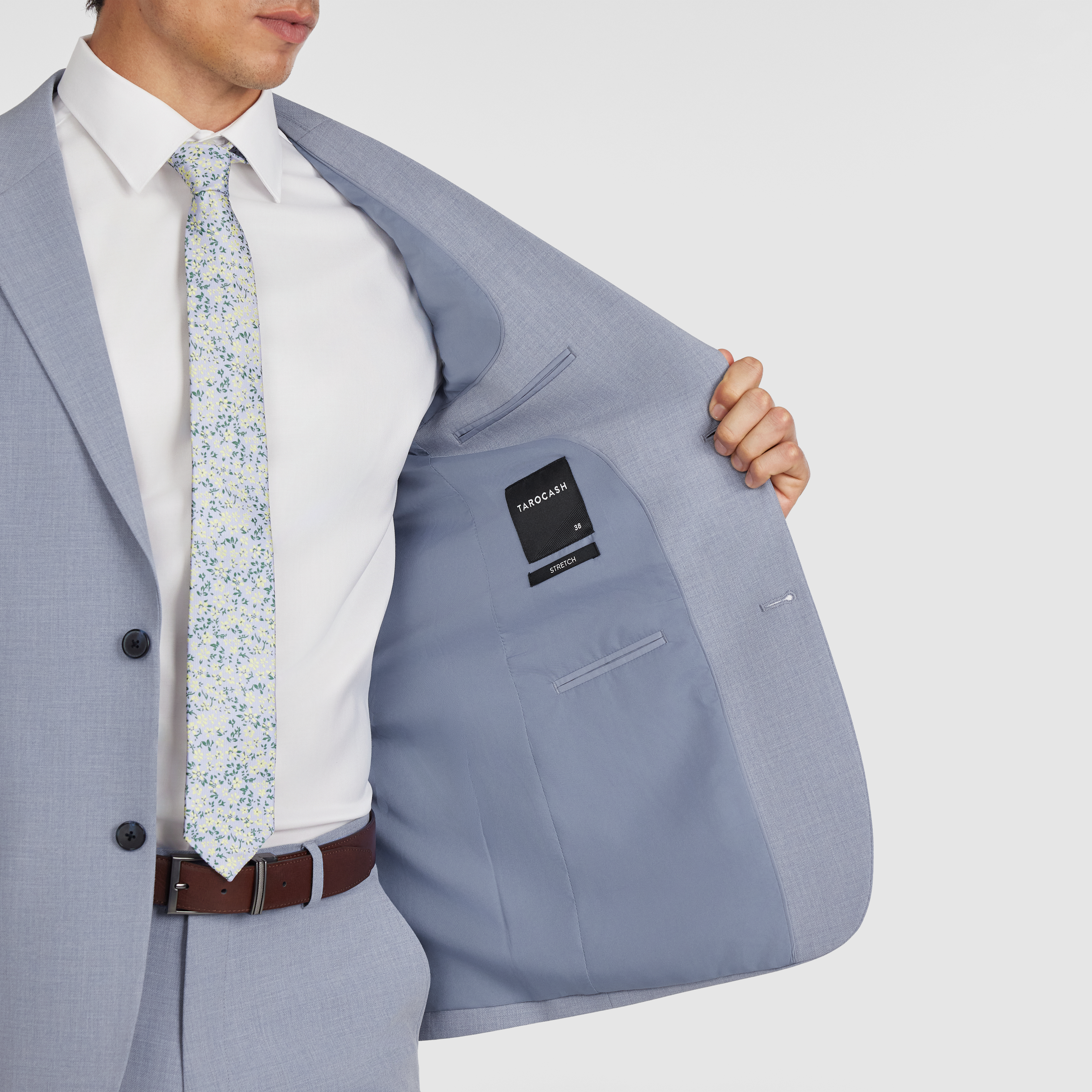 Light Blue Halston Suit Jacket