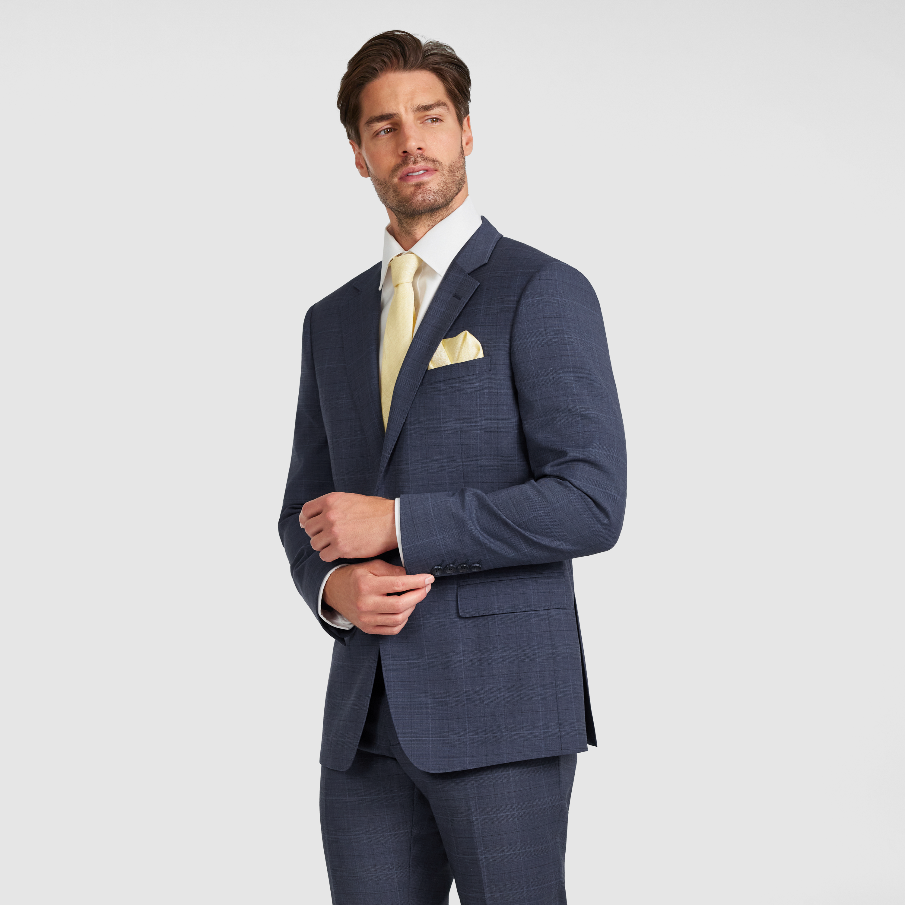 Lumen Check Wool Suit Jacket