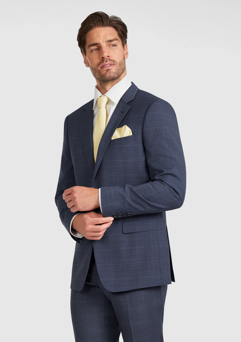 Lumen Check Wool Suit Jacket