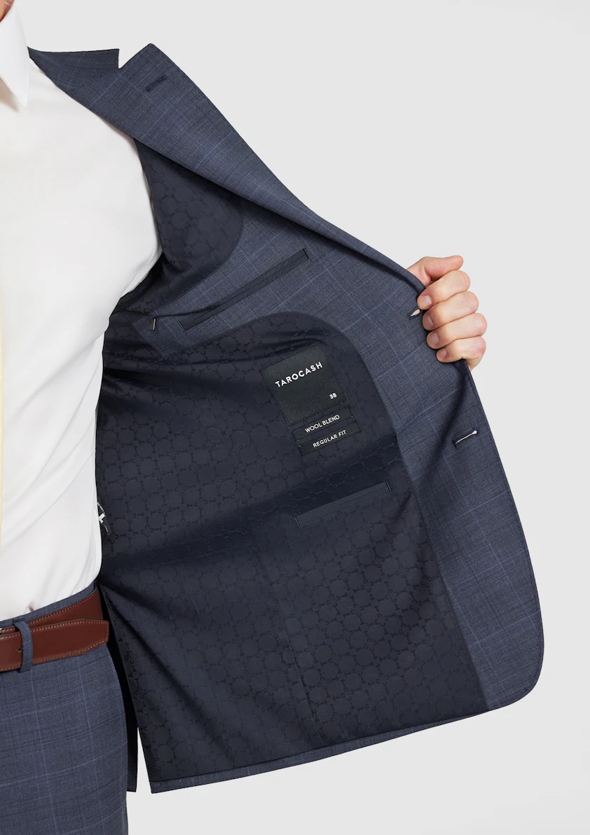 Lumen Check Wool Suit Jacket