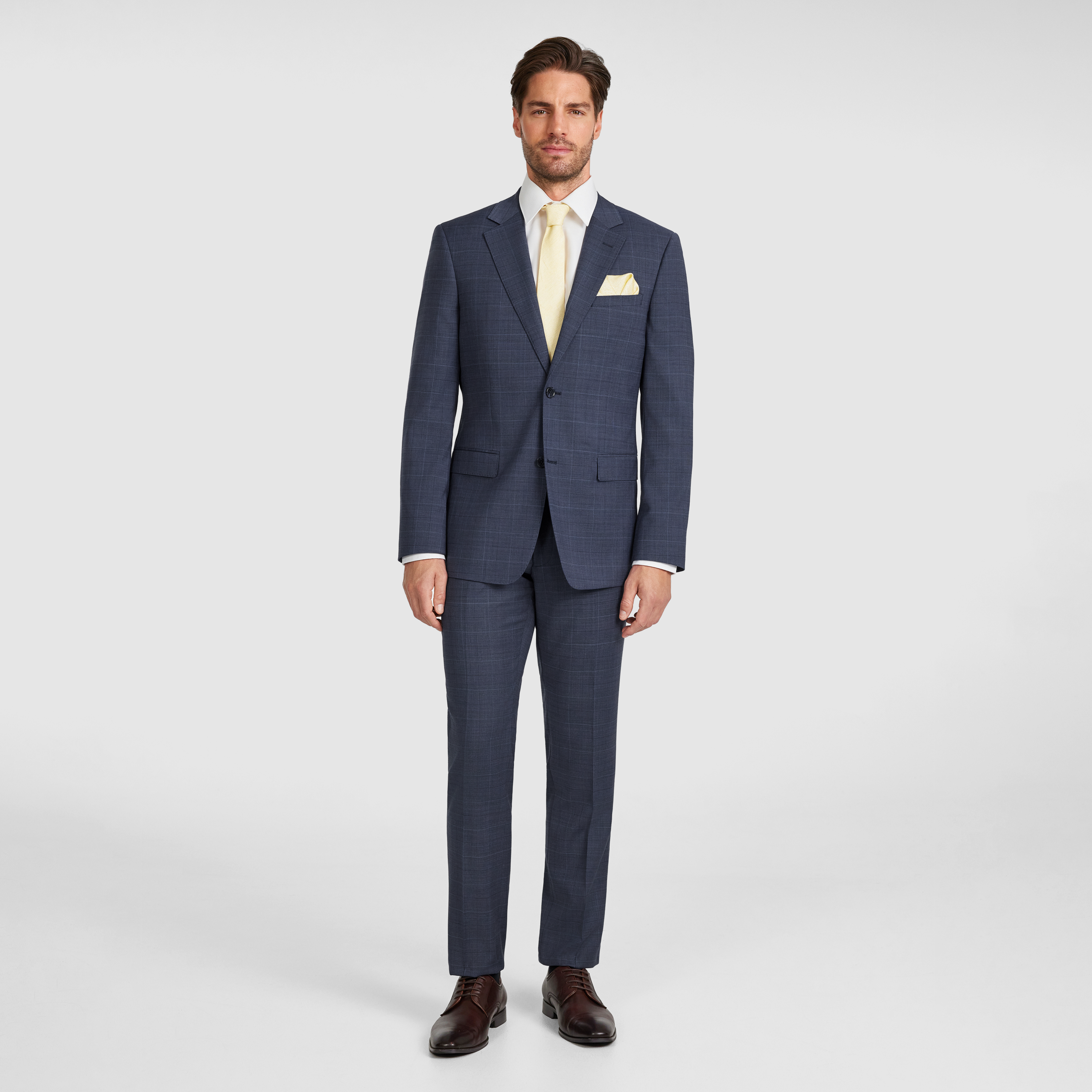 Lumen Check Wool Suit Jacket