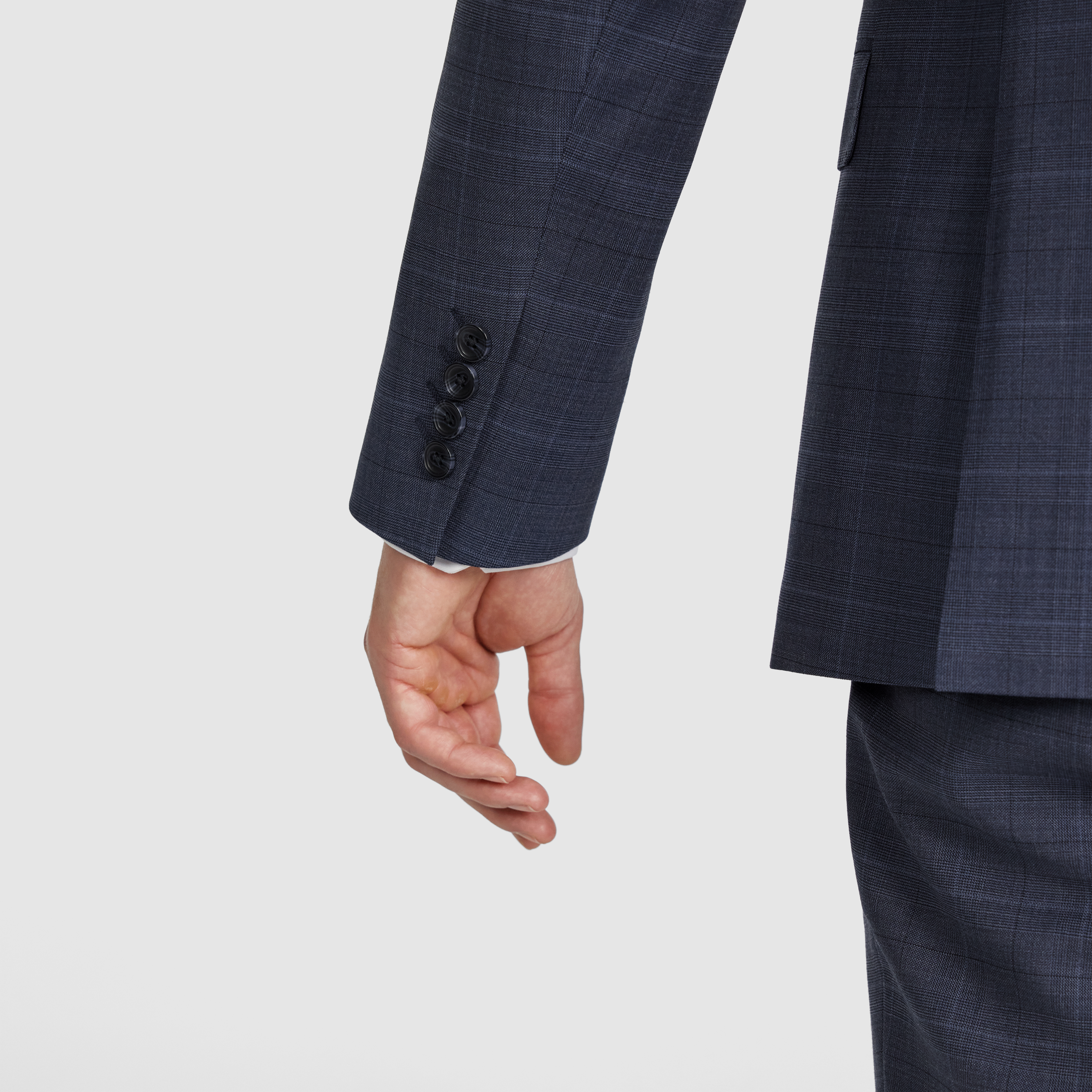 Lumen Check Wool Suit Jacket