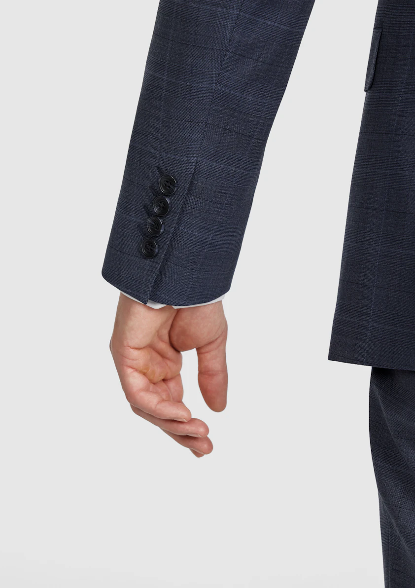 Lumen Check Wool Suit Jacket