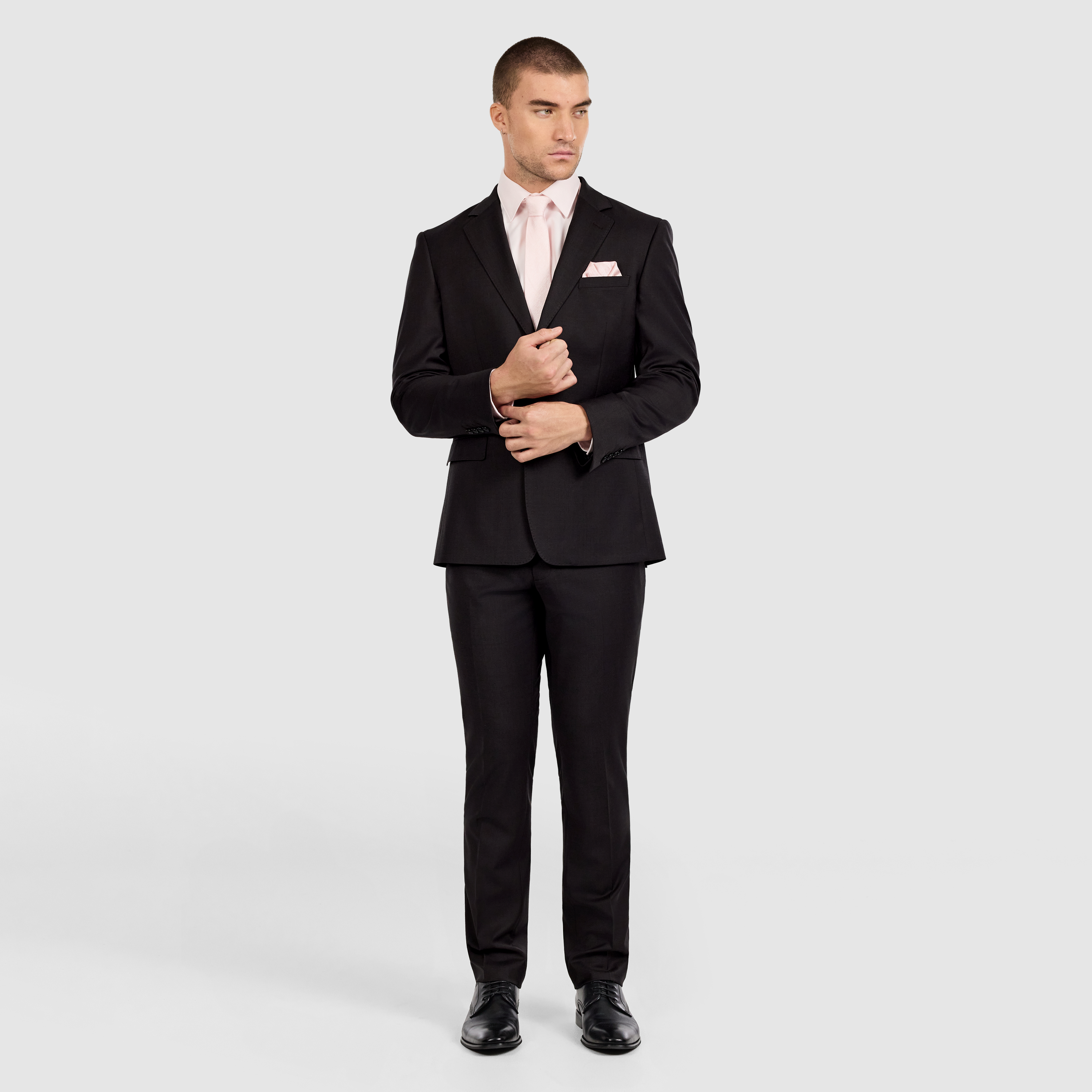 Chocolate Cordovan Wool Suit Jacket