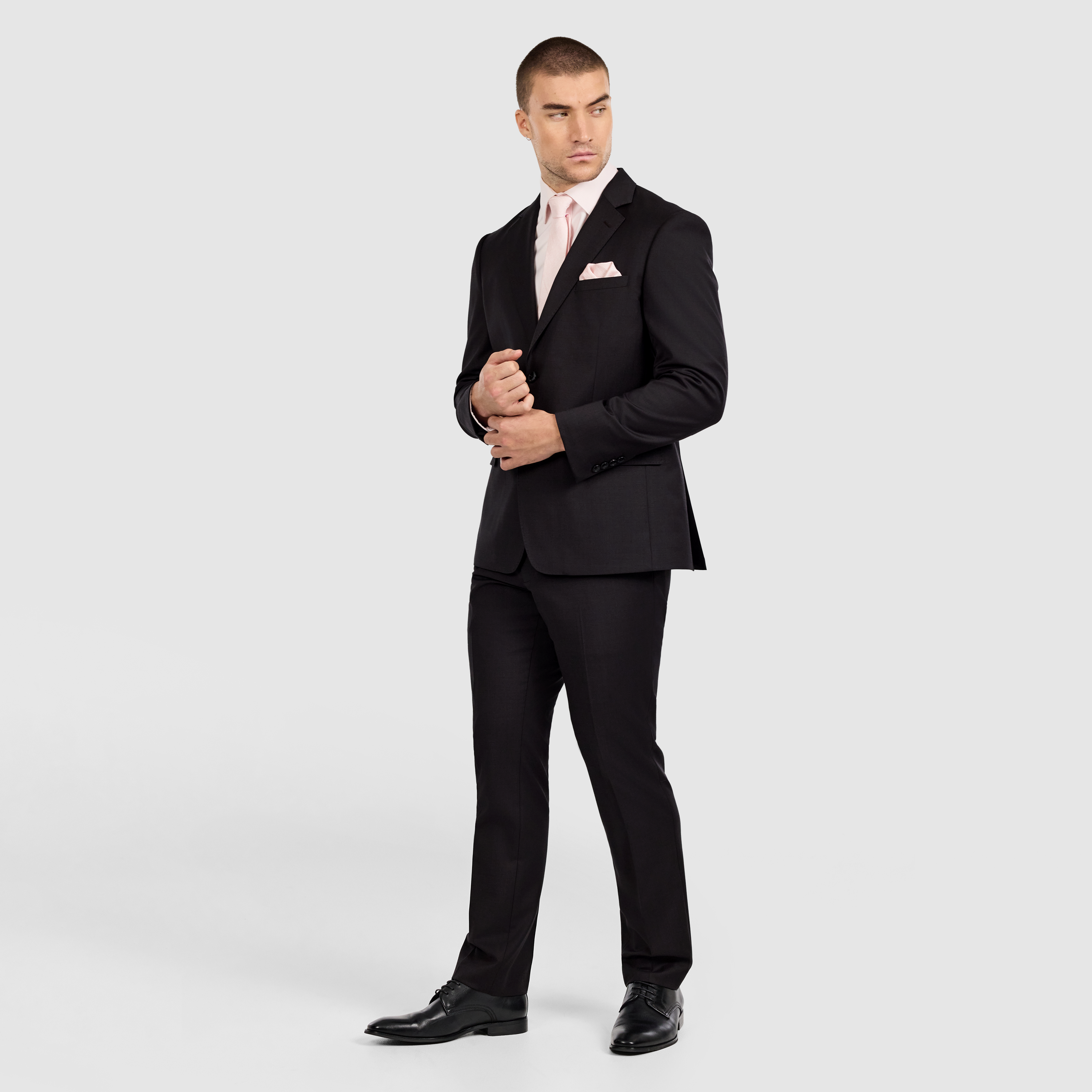 Chocolate Cordovan Wool Suit Jacket