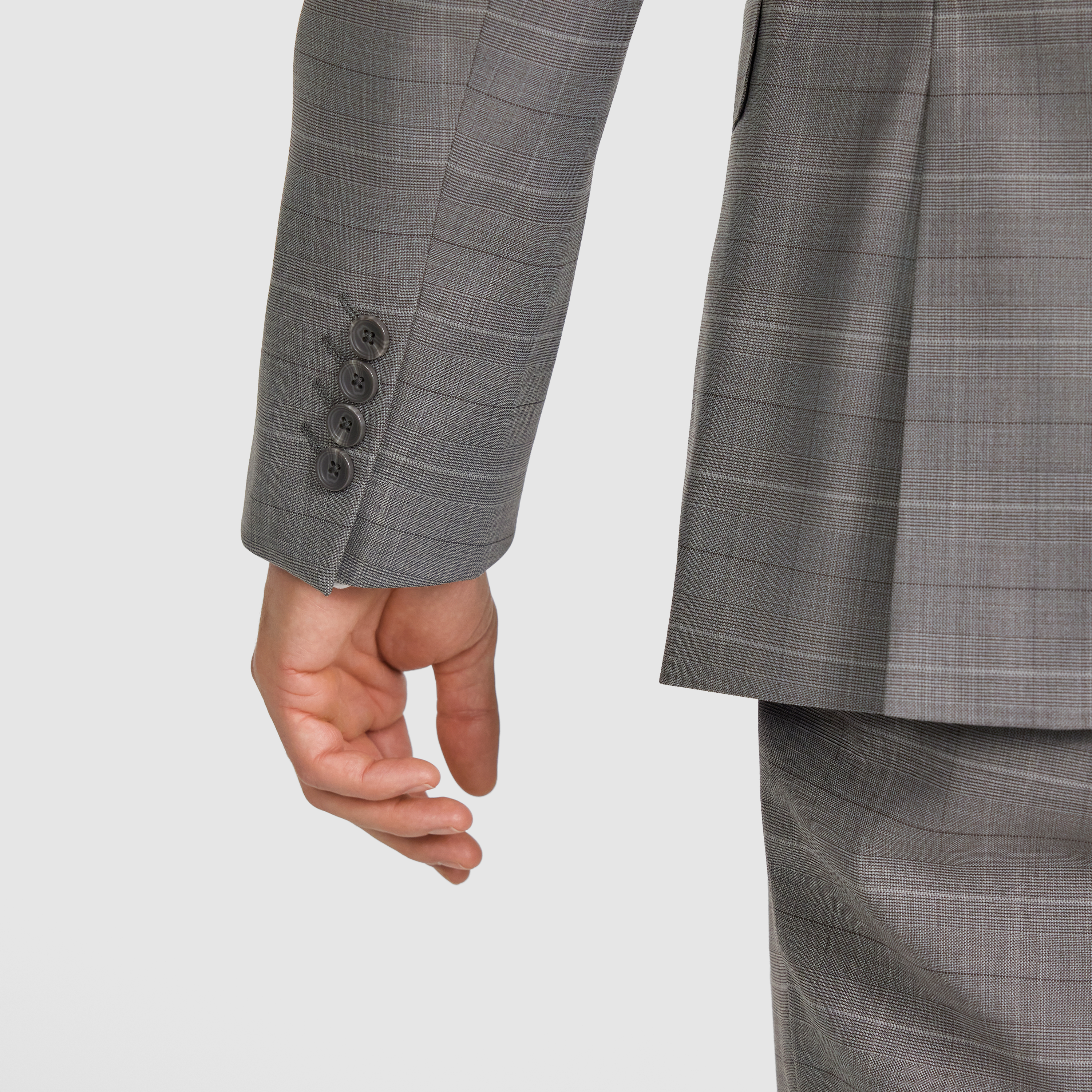 Sovran Check Wool Suit Jacket