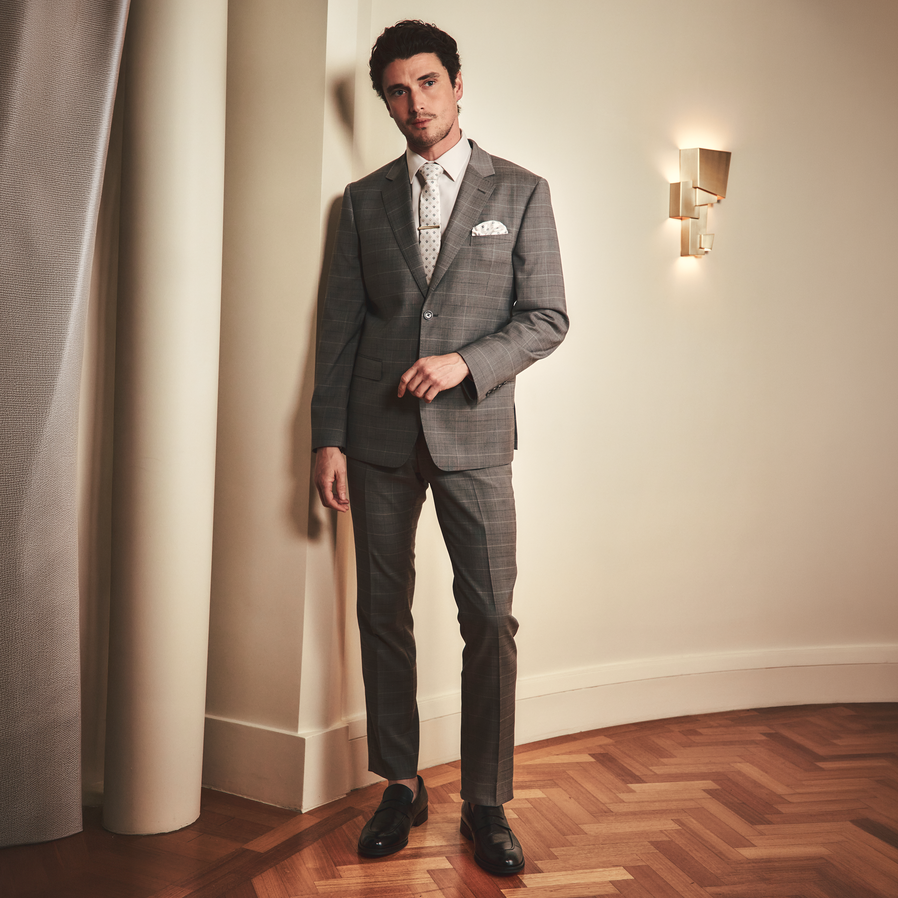 Sovran Check Wool Suit Jacket