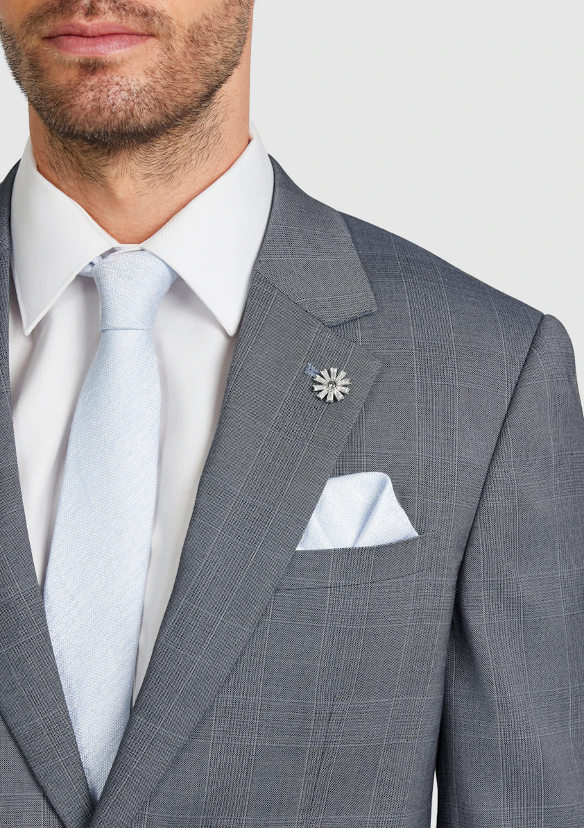 Delton Slim Check Suit Jacket