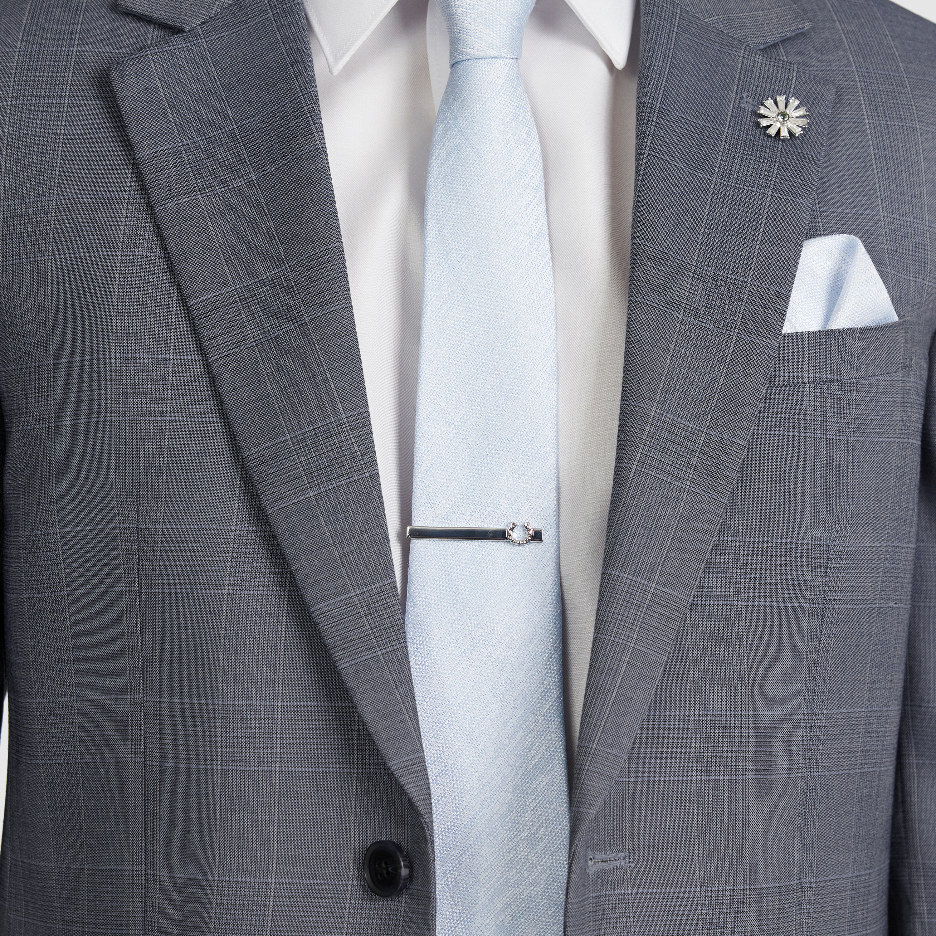 Delton Slim Check Suit Jacket