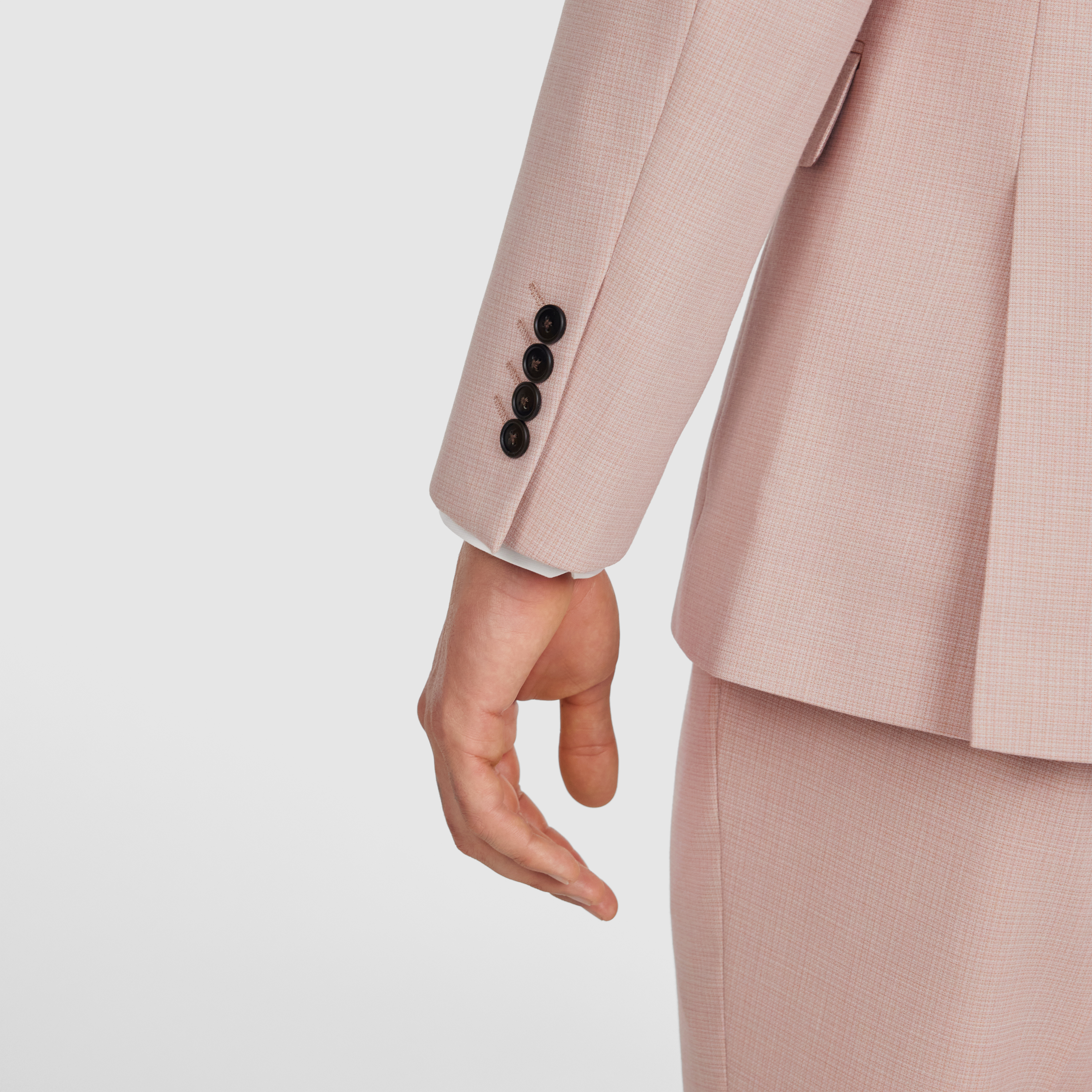 Light Pink Remy Slim Suit Jacket