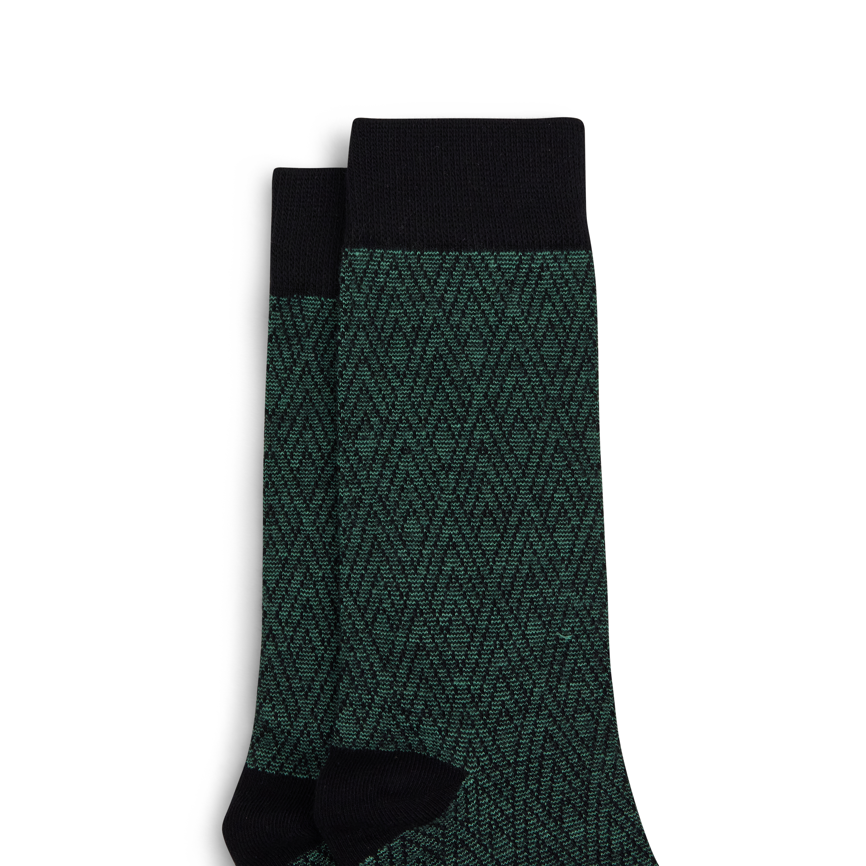 Green Noah Textured Bamboo Sock