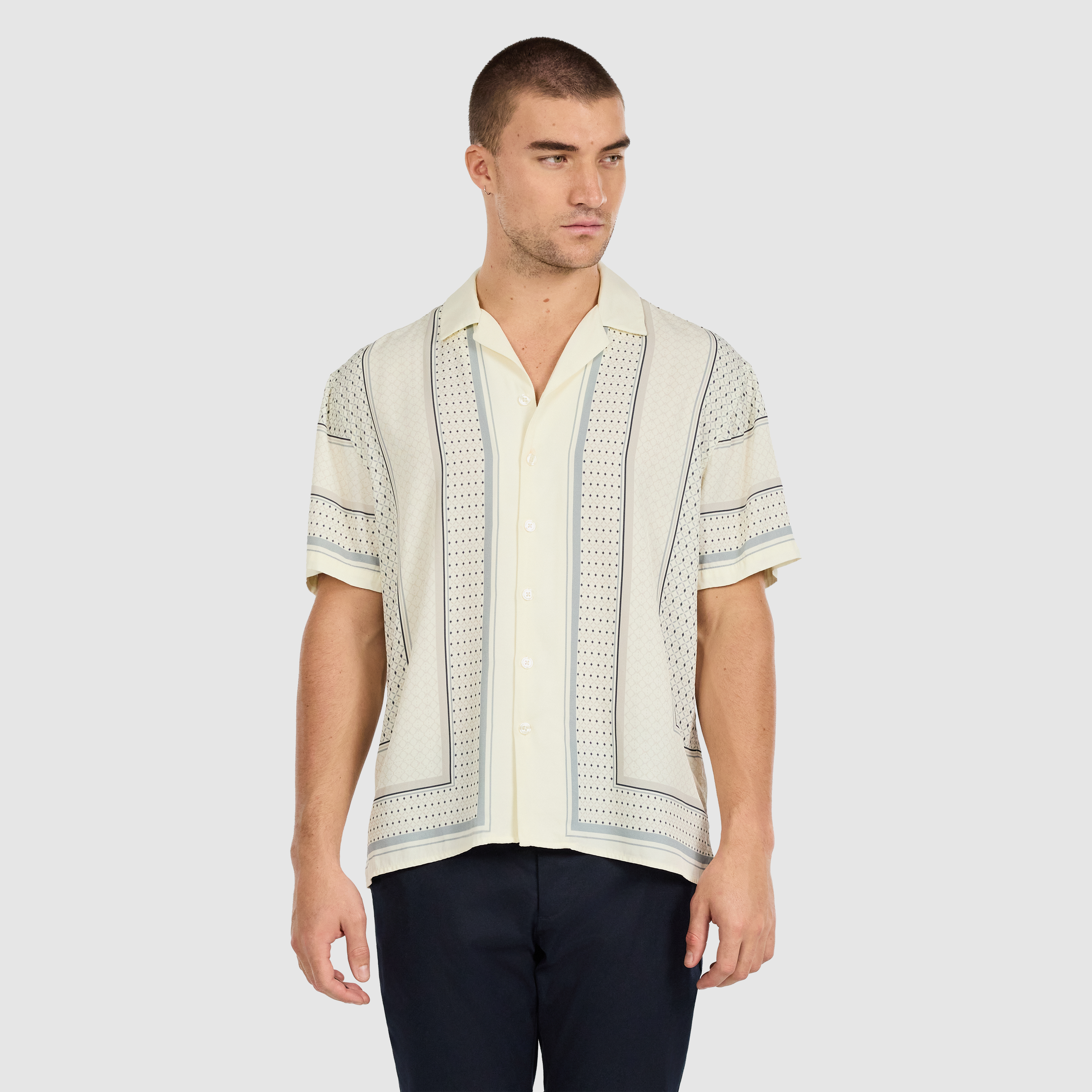 Nicco Viscose Geo Shirt