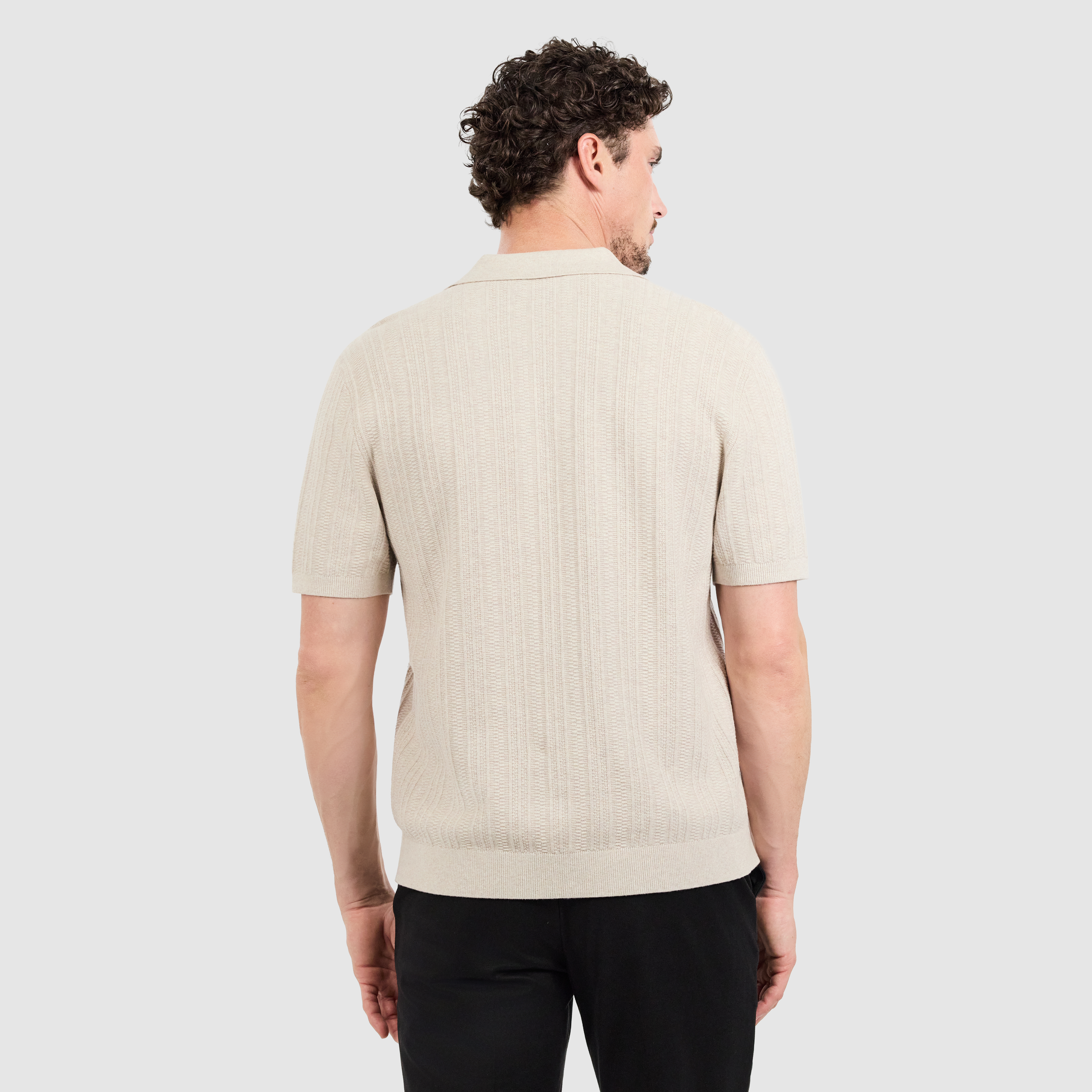 Natural Gerard Knit Shirt