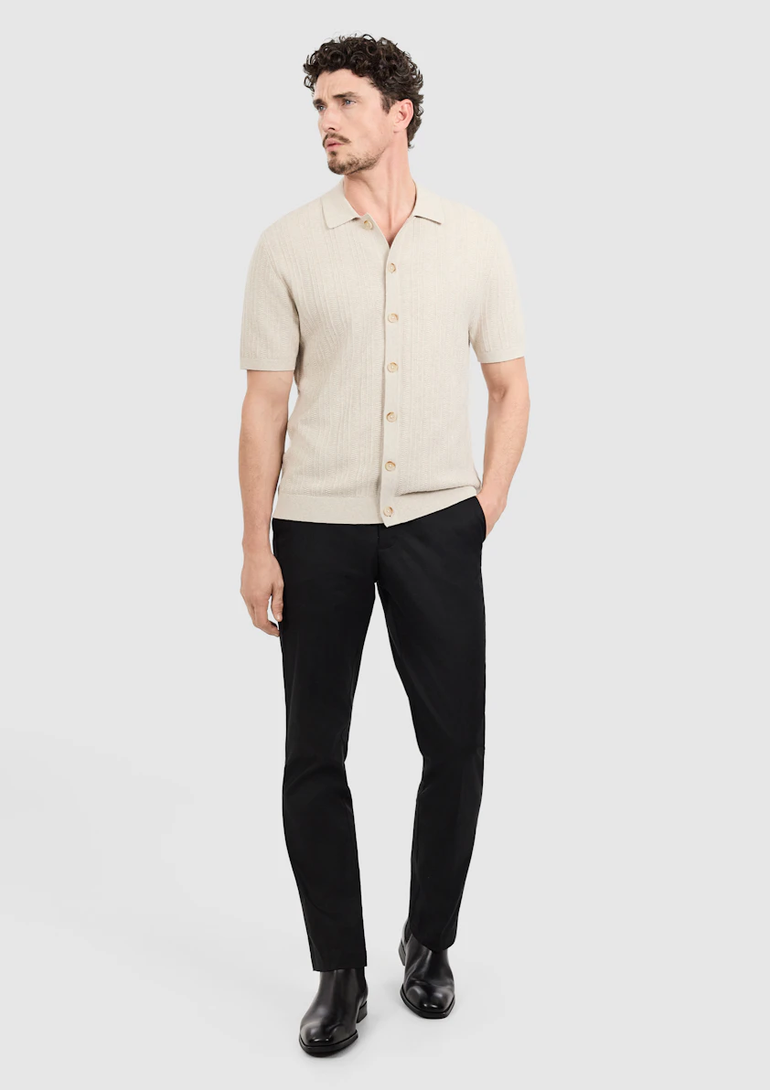 Natural Gerard Knit Shirt