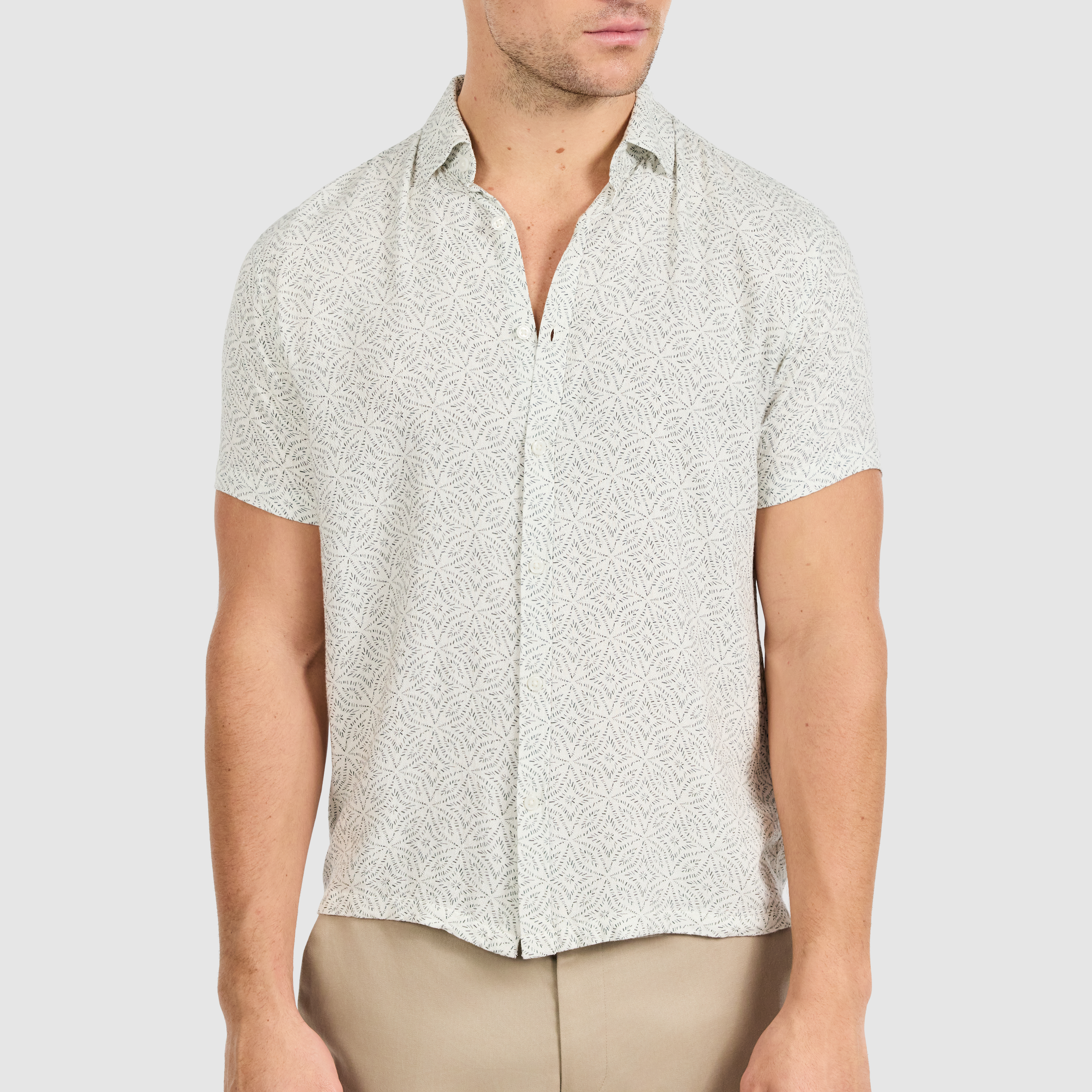 Blaise Textured Geo Shirt