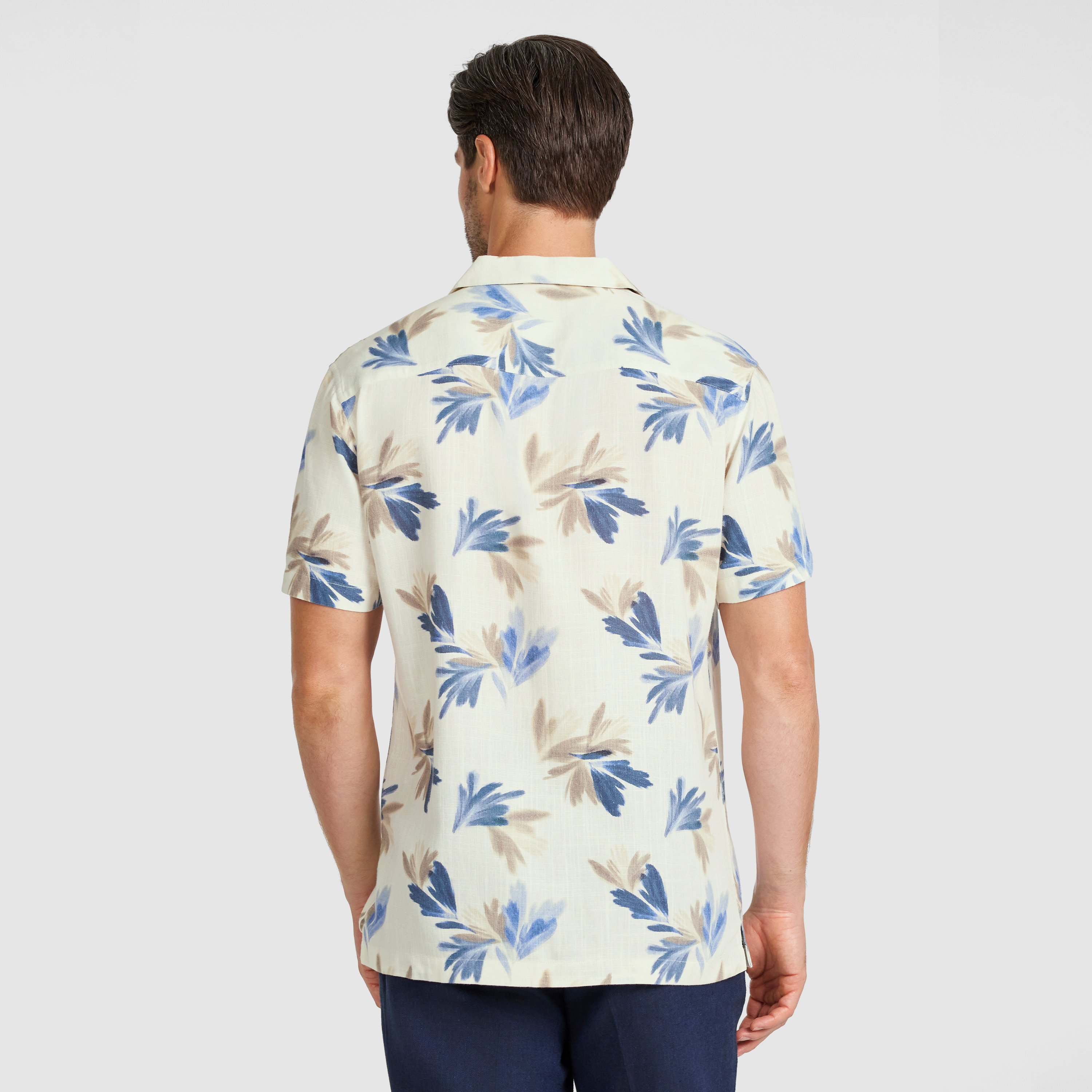 White Iberia Abstract Shirt