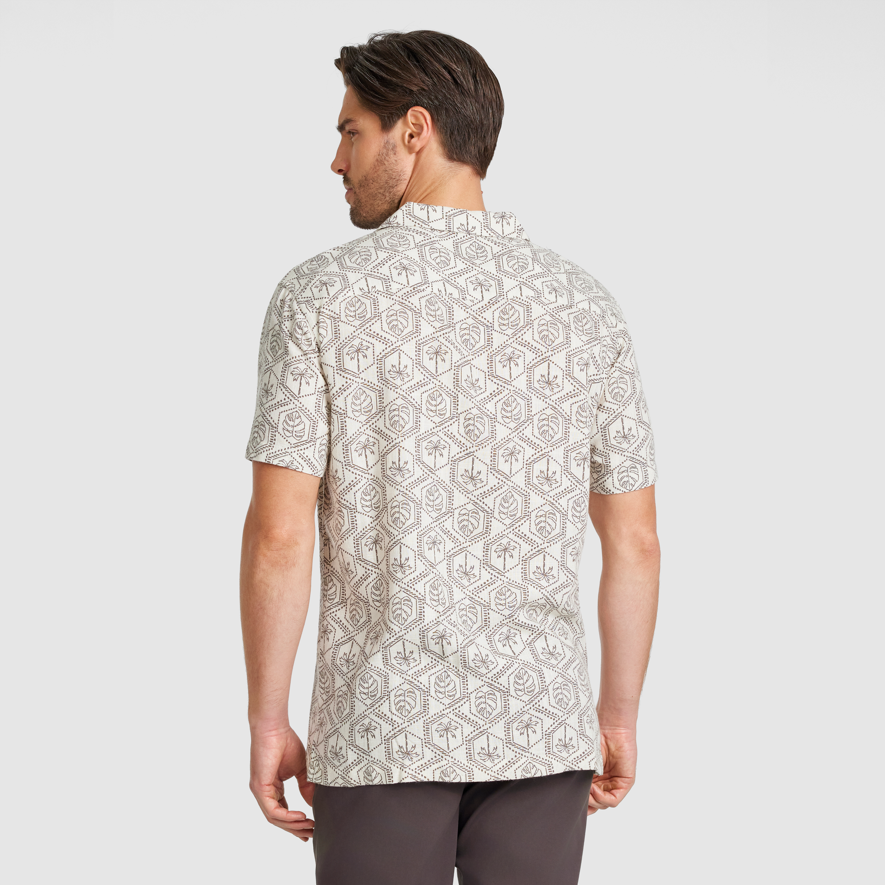 Ivory Catalan Leaf Shirt