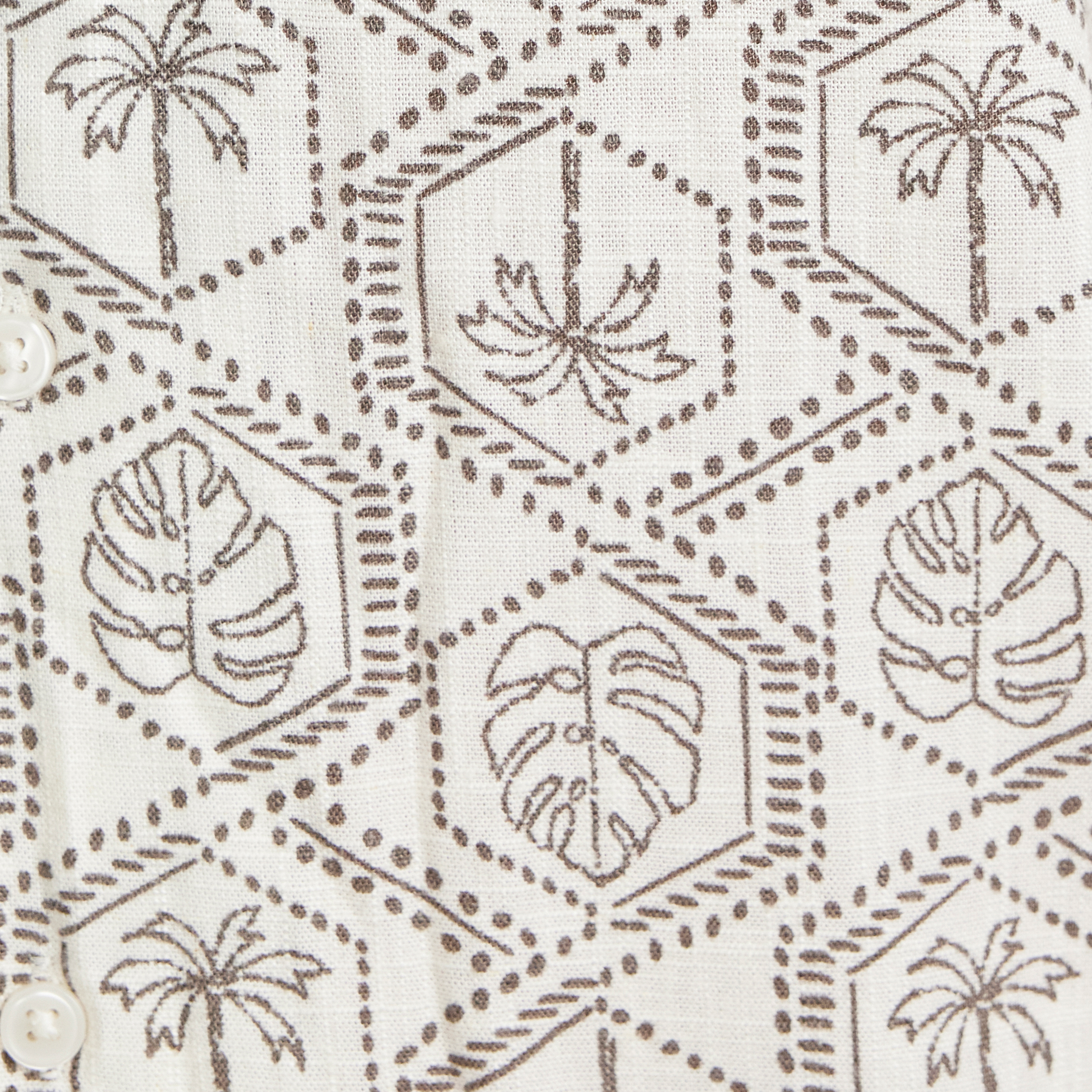 Ivory Catalan Leaf Shirt