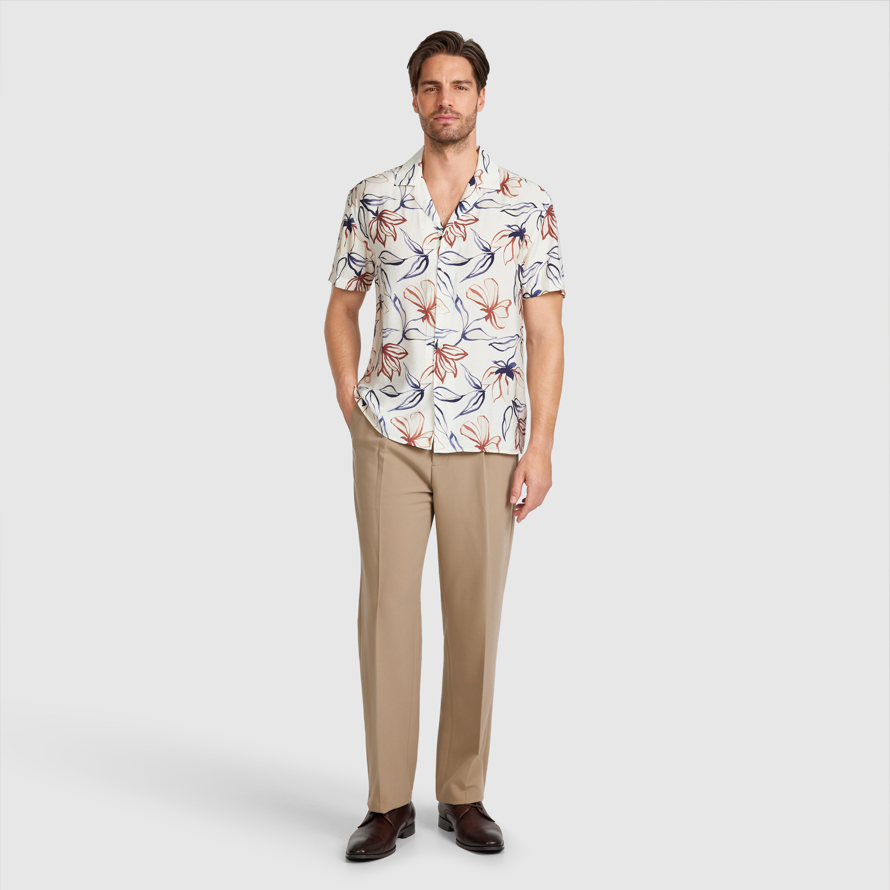 Saros Viscose Floral Shirt