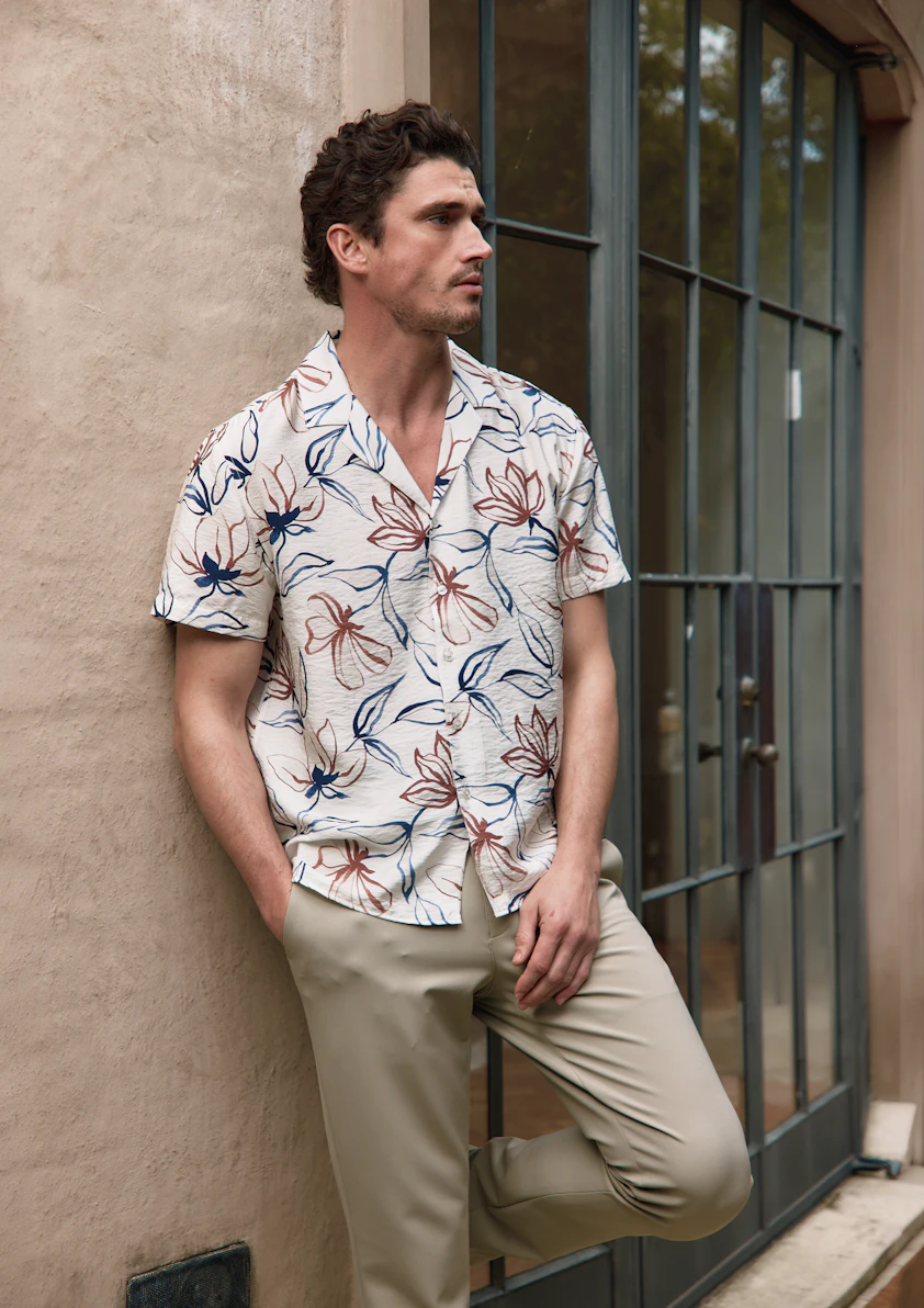 Saros Viscose Floral Shirt