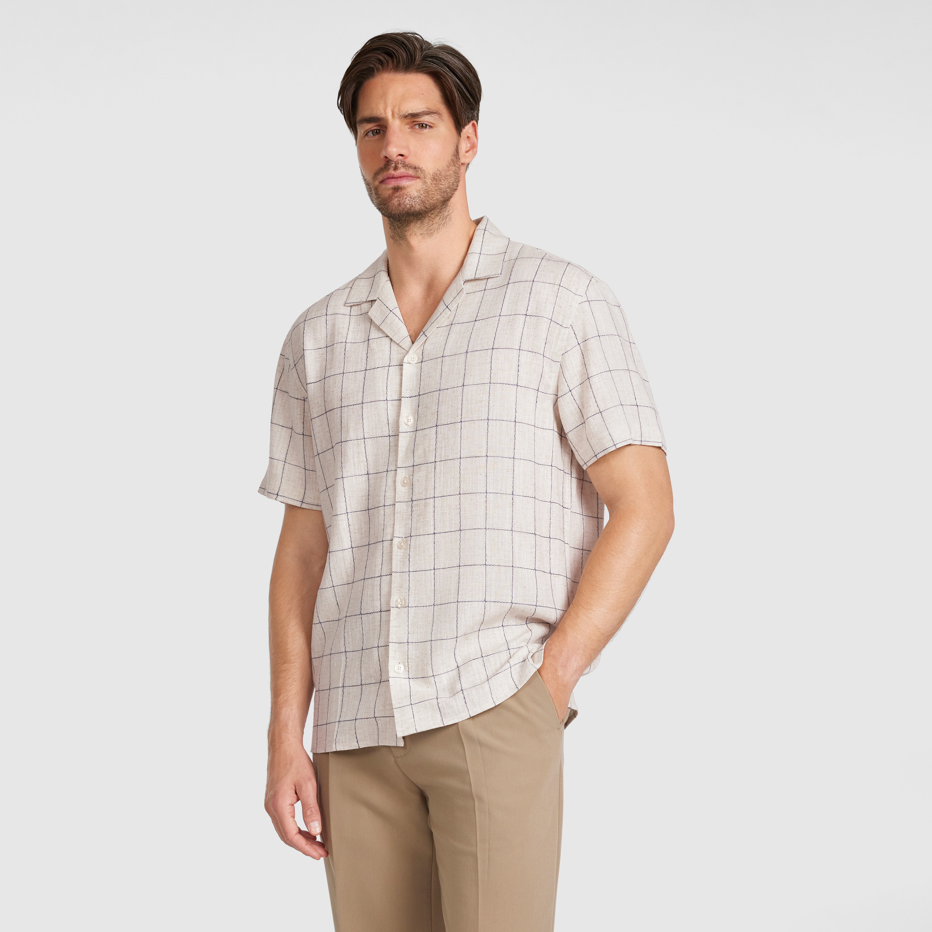 Natural Ollie Check Shirt