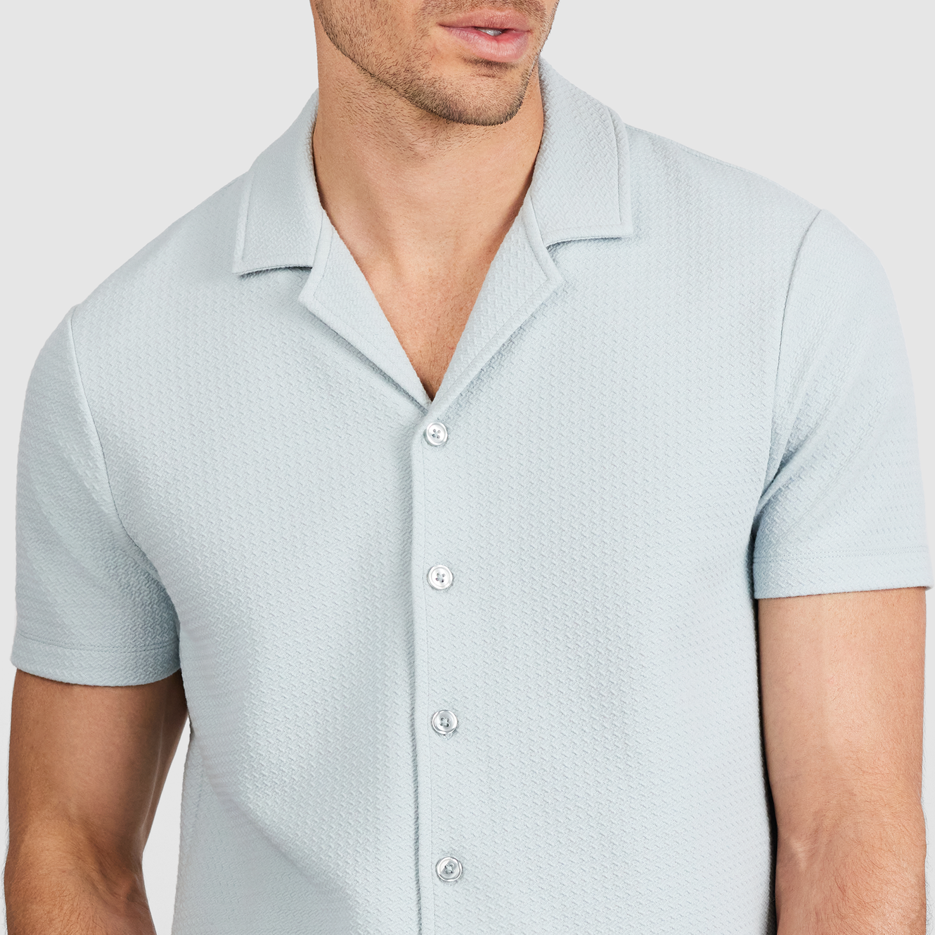 Aqua Colby Textured Shirt
