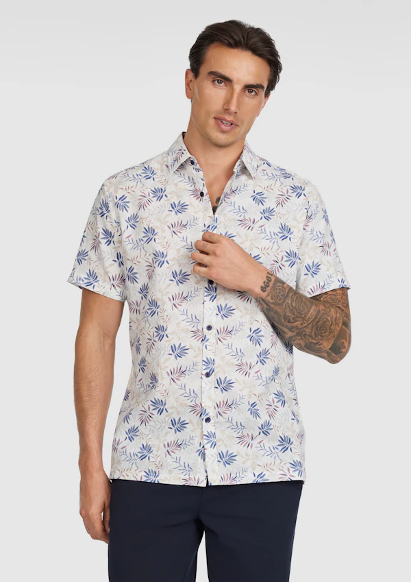 Garret Linen Leaf Shirt