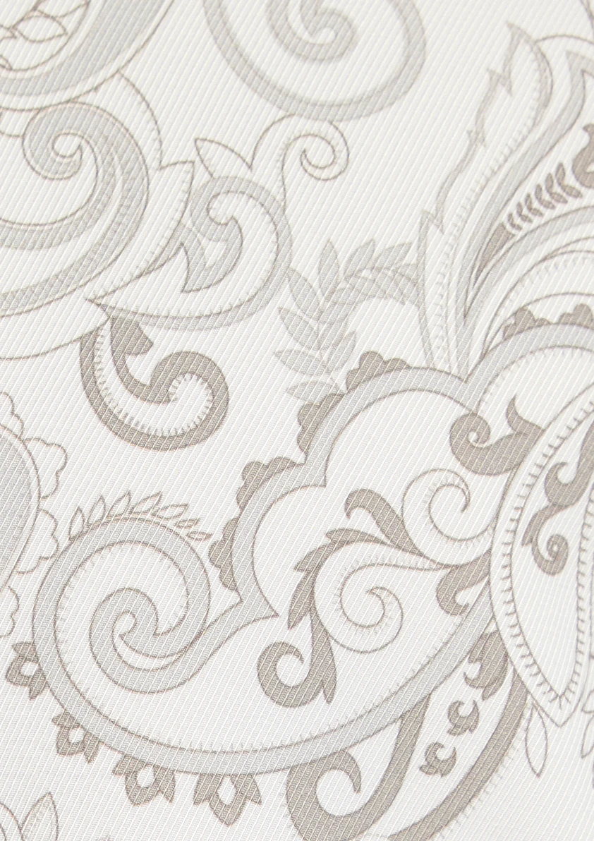 Ivory Zevon Viscose Paisley Shirt