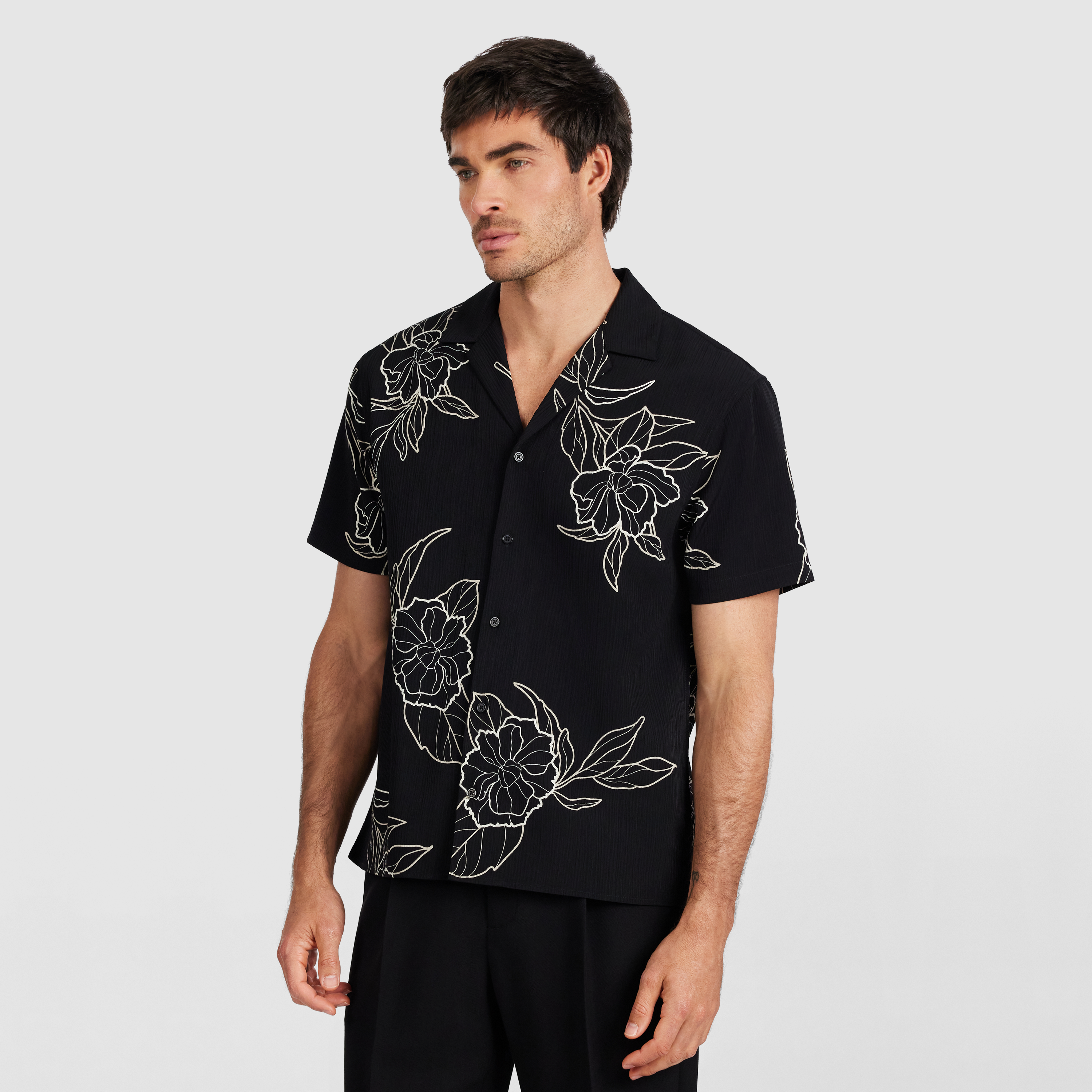 Black Ander Abstract Shirt