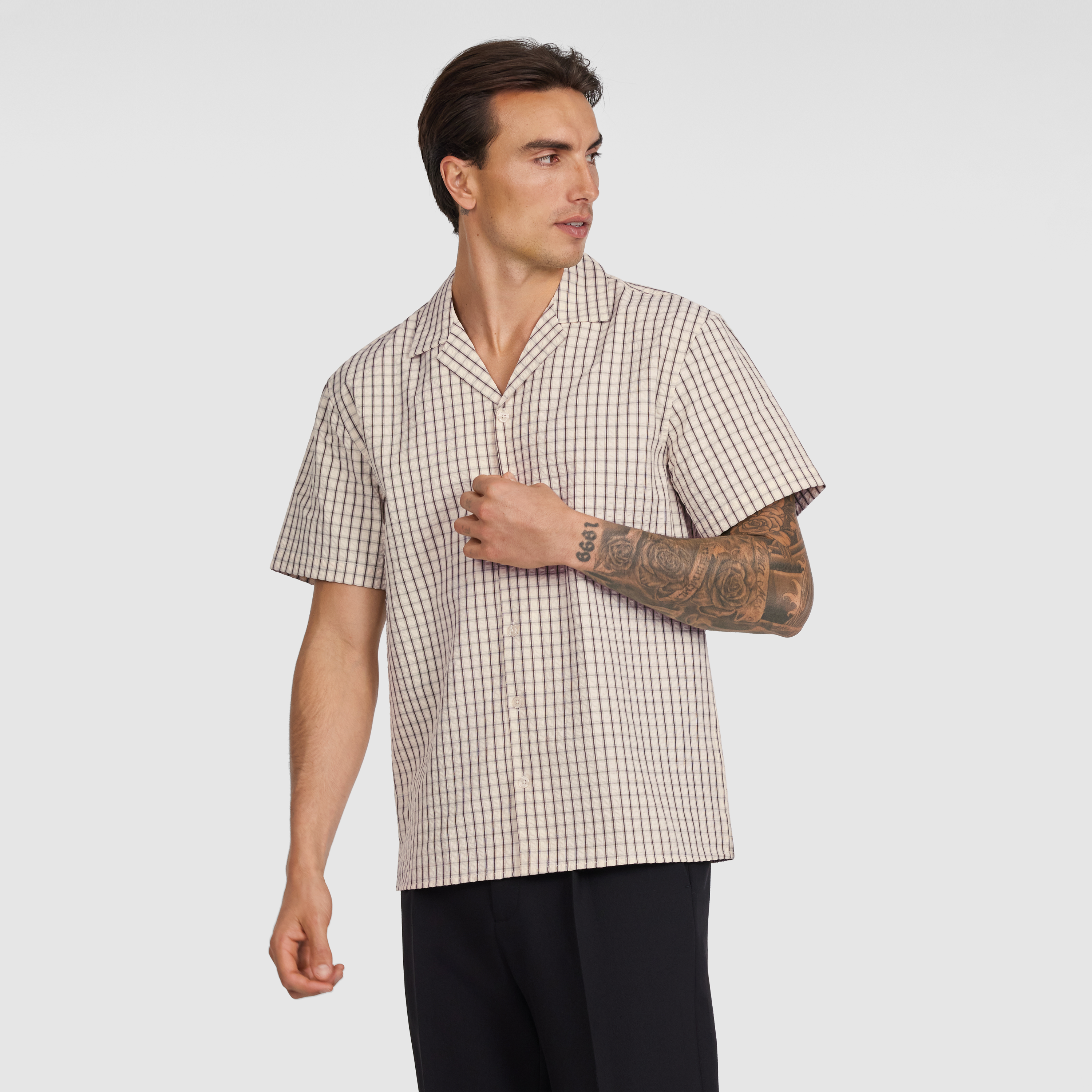 Ivory Clark Check Shirt