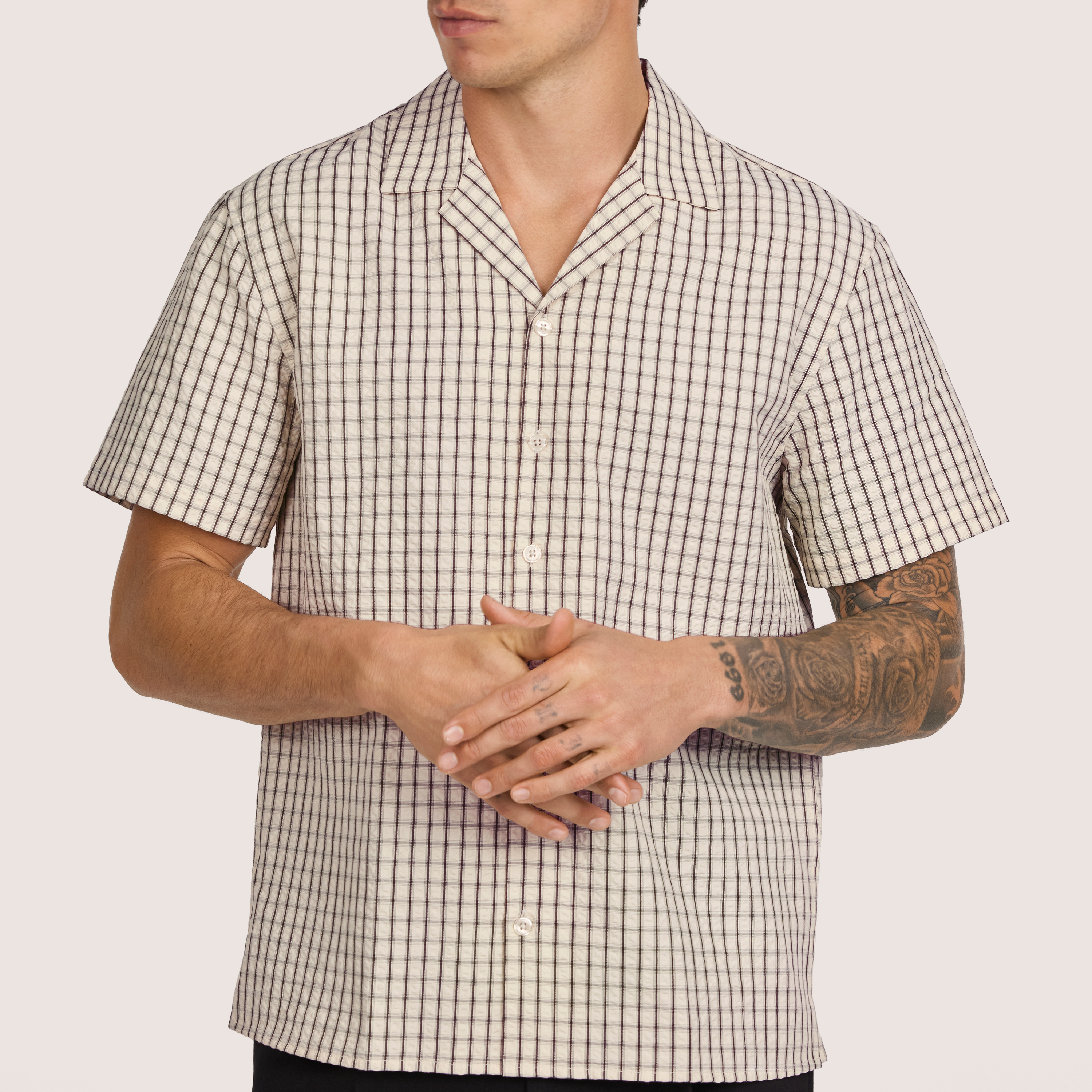 Ivory Clark Check Shirt