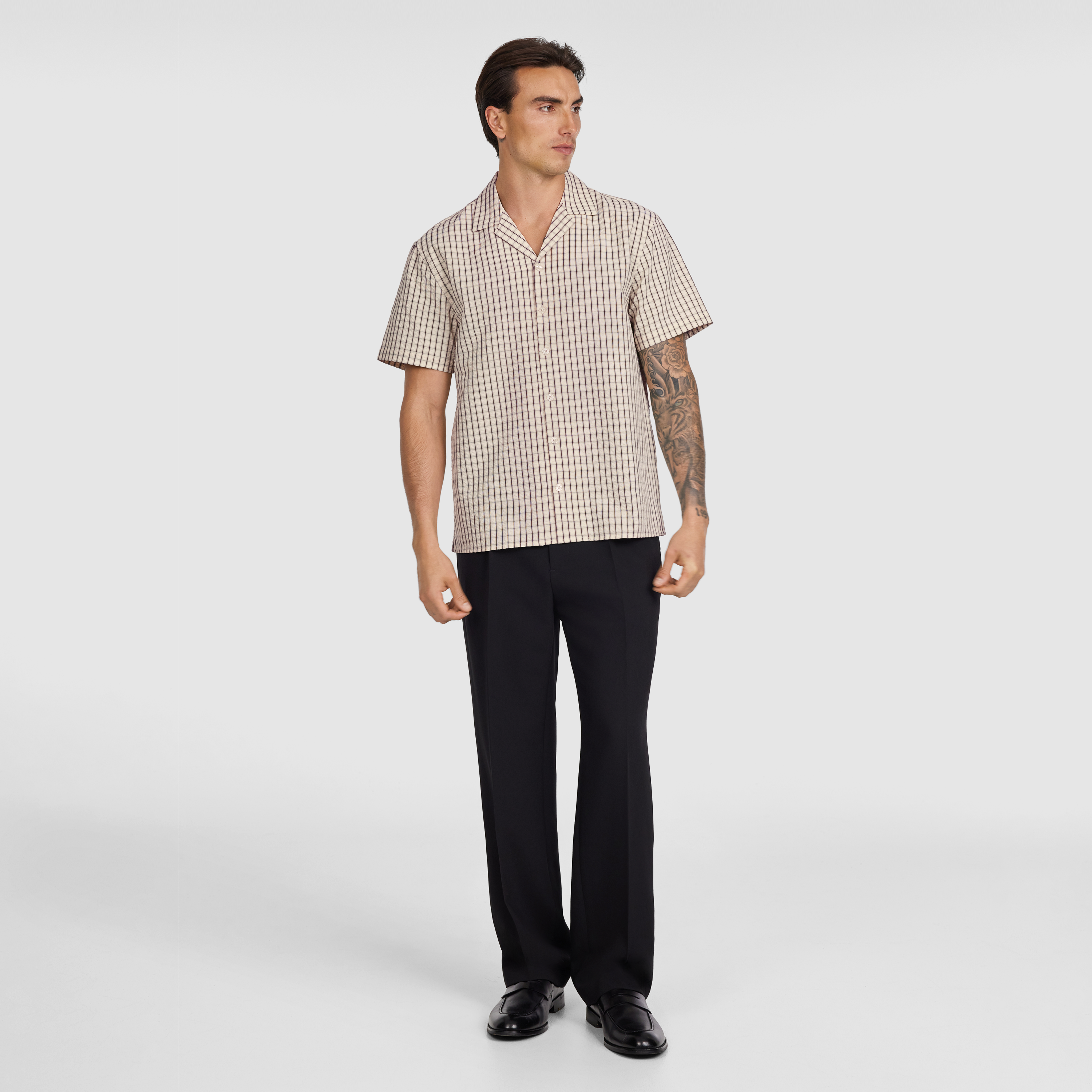 Ivory Clark Check Shirt