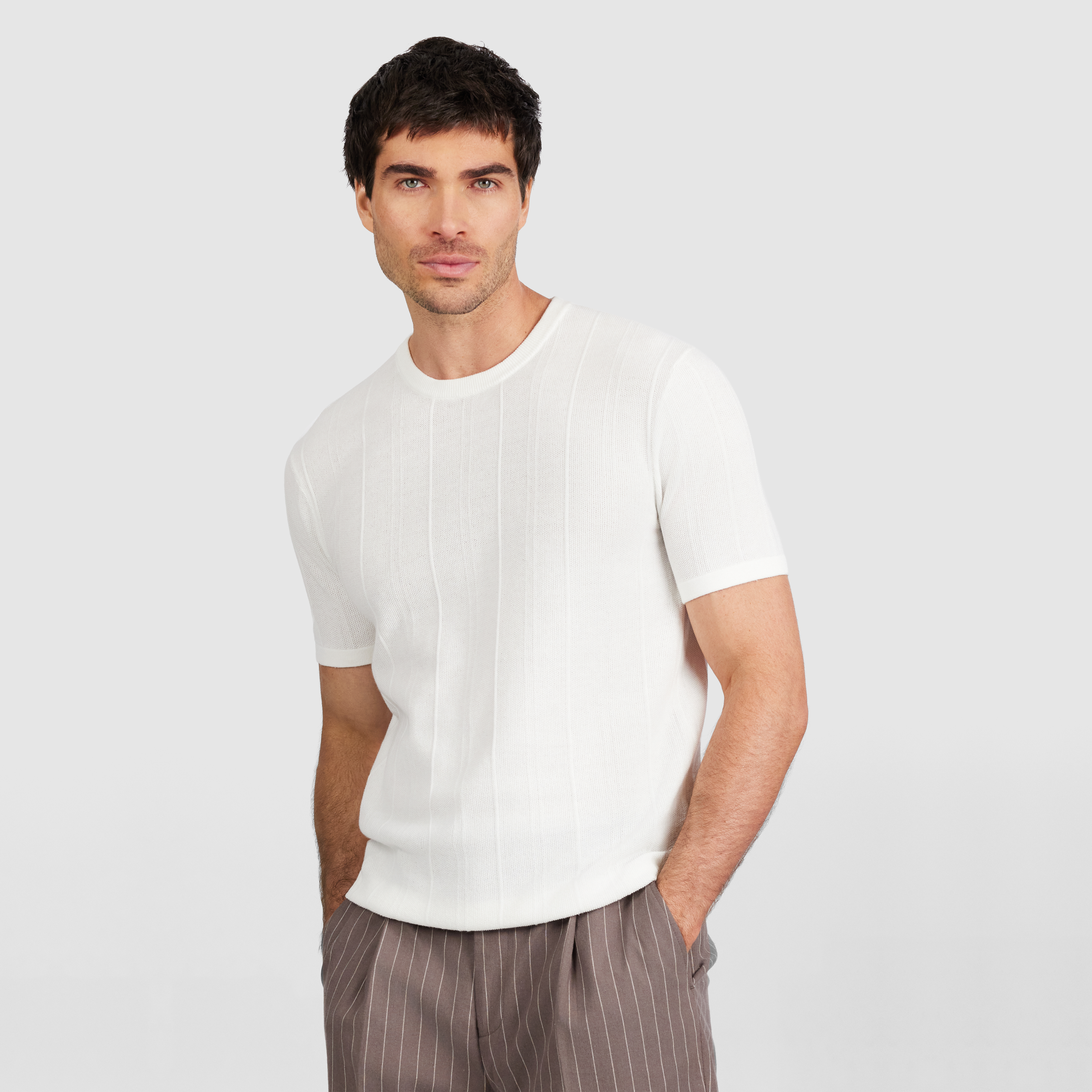 Ivory Kohen Knit T Shirt