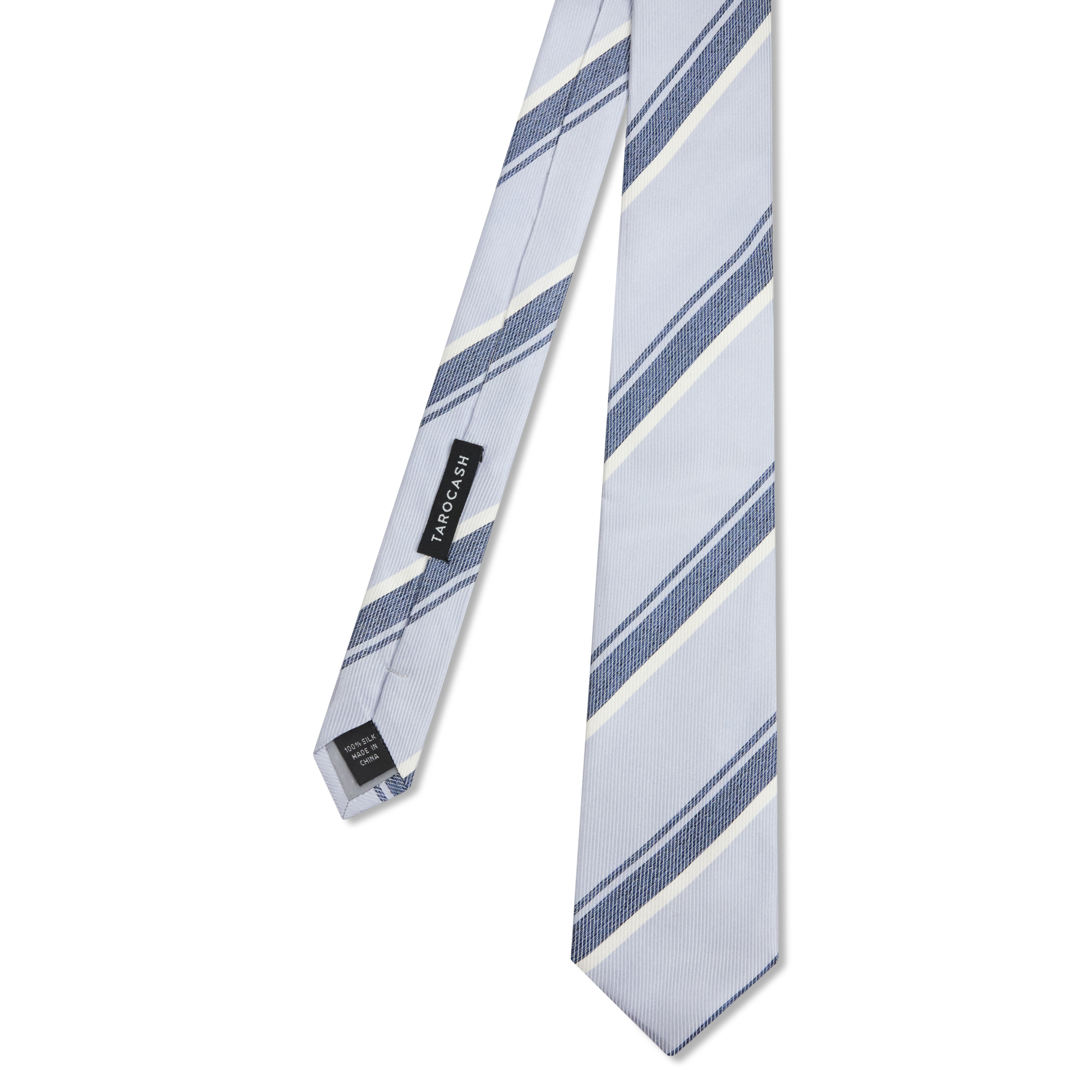 Light Blue Holland Stripe Silk Tie