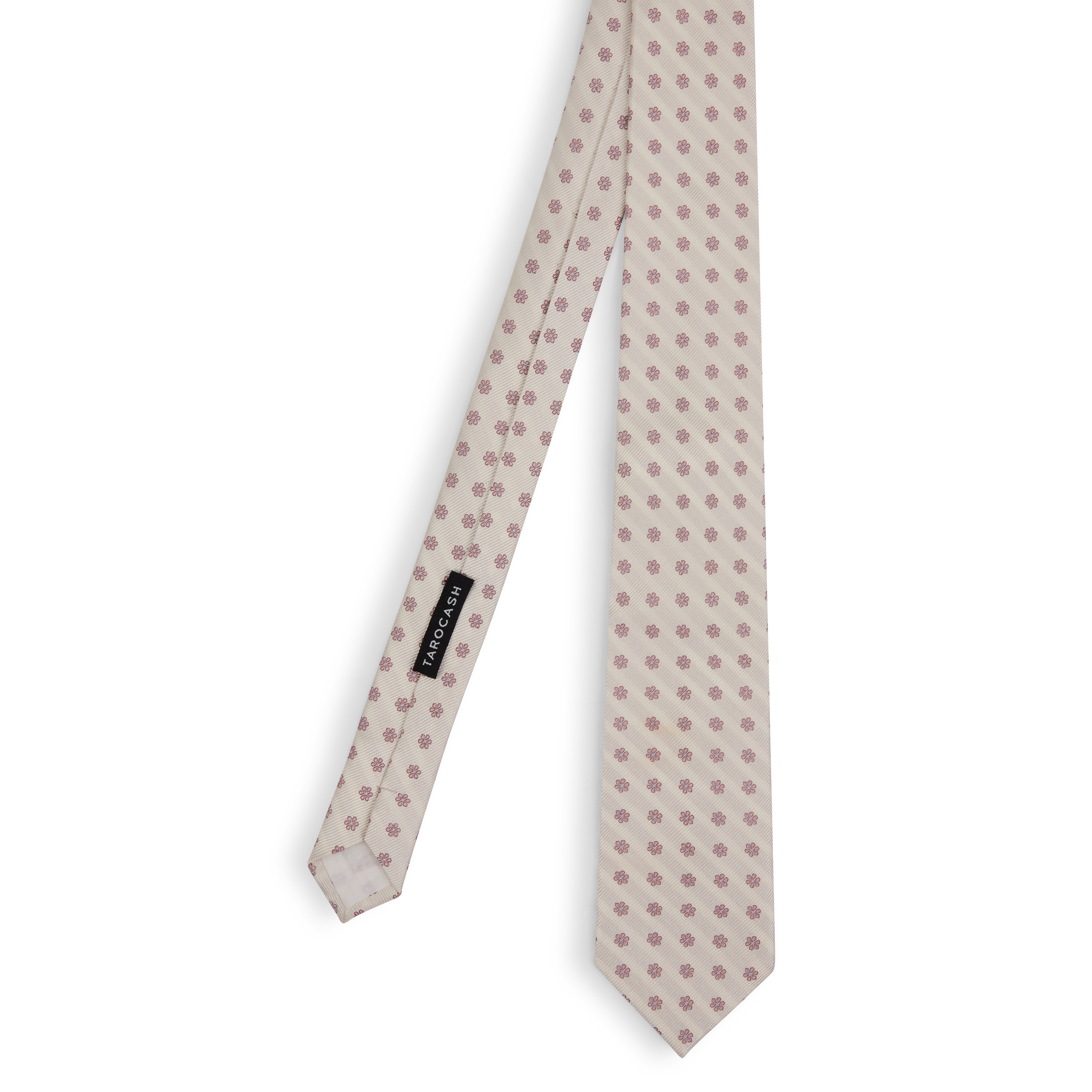 Pink Lithgow Geo Silk Tie