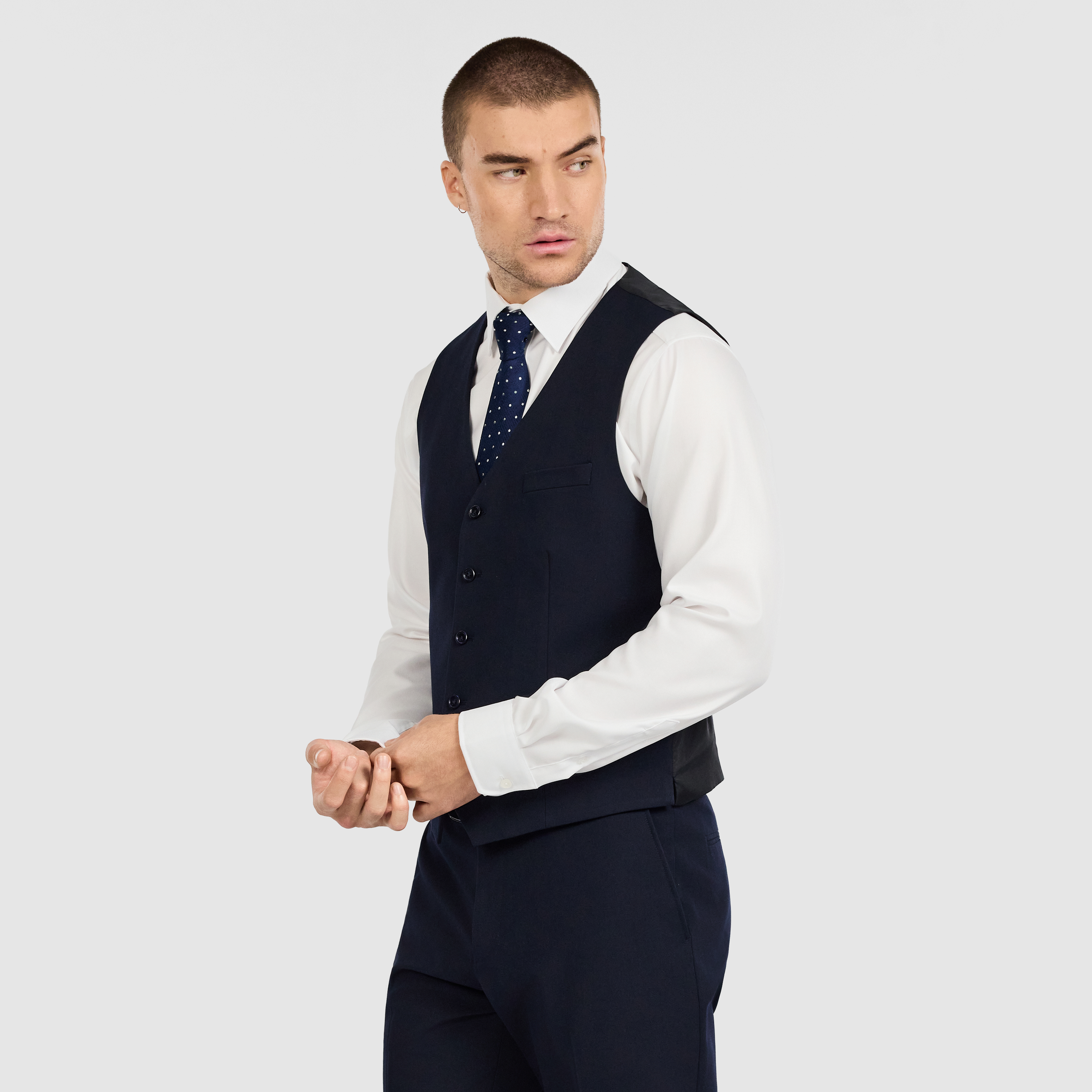 Navy Bentley Waistcoat