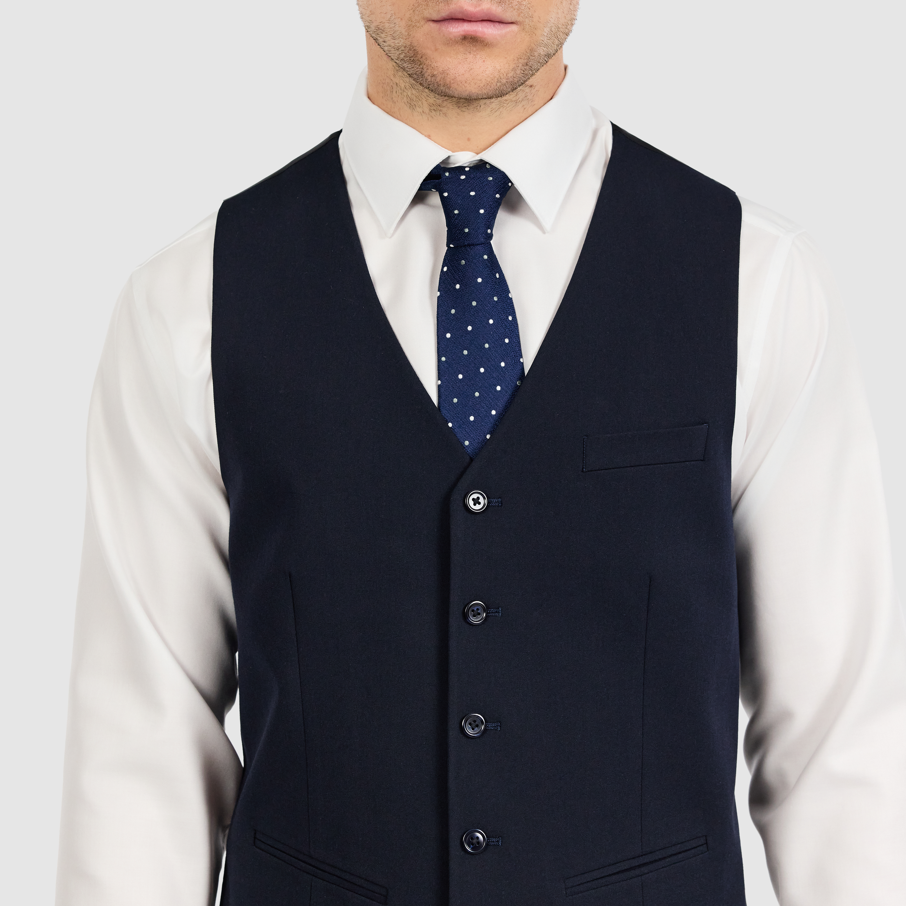 Navy Bentley Waistcoat
