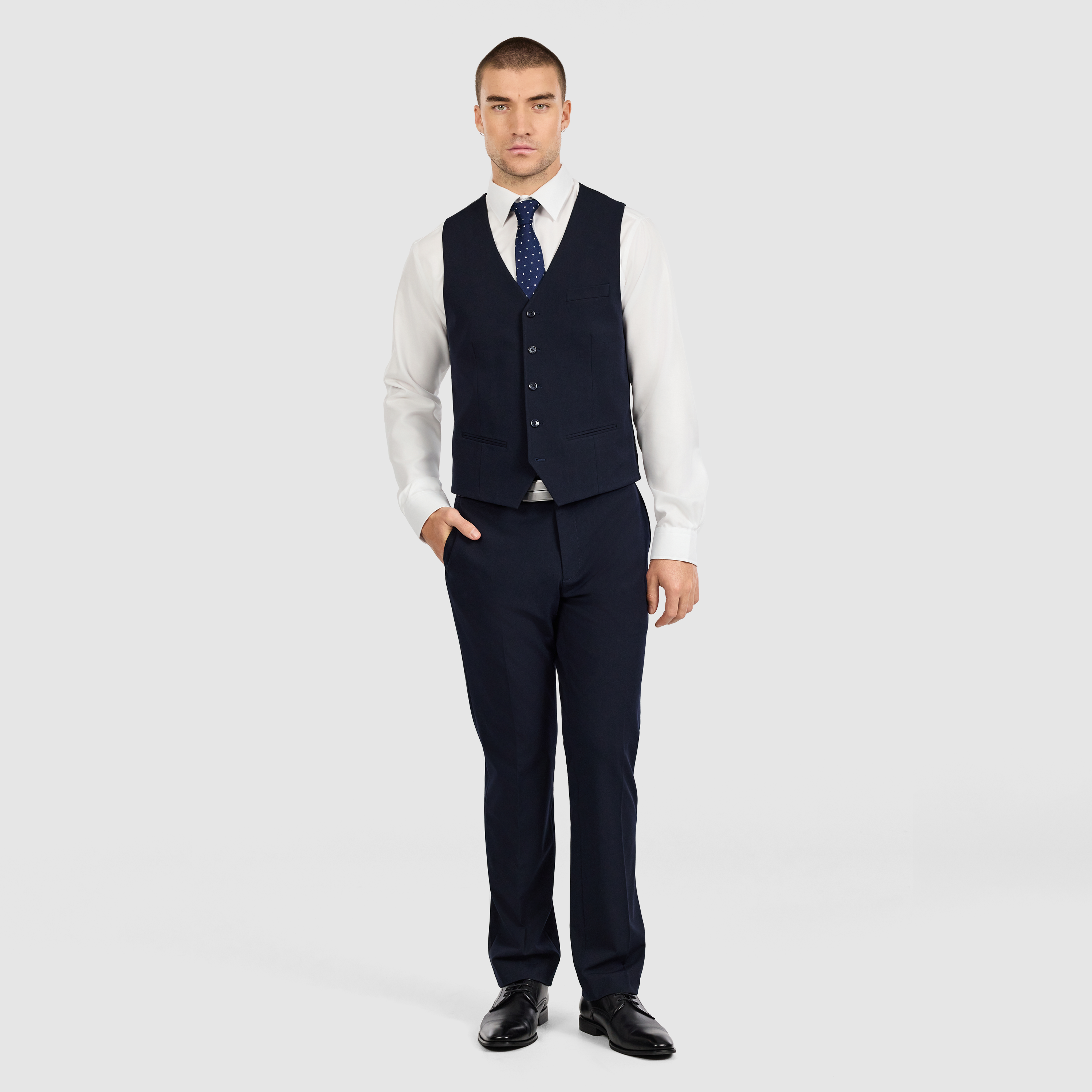 Navy Bentley Waistcoat