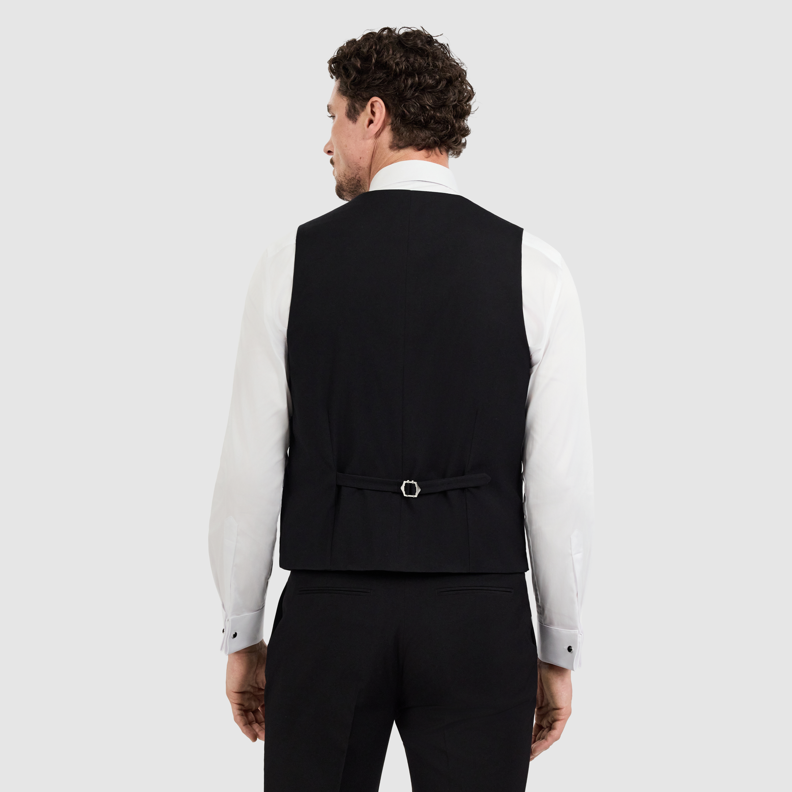 Black Supreme Tuxedo Waistcoat