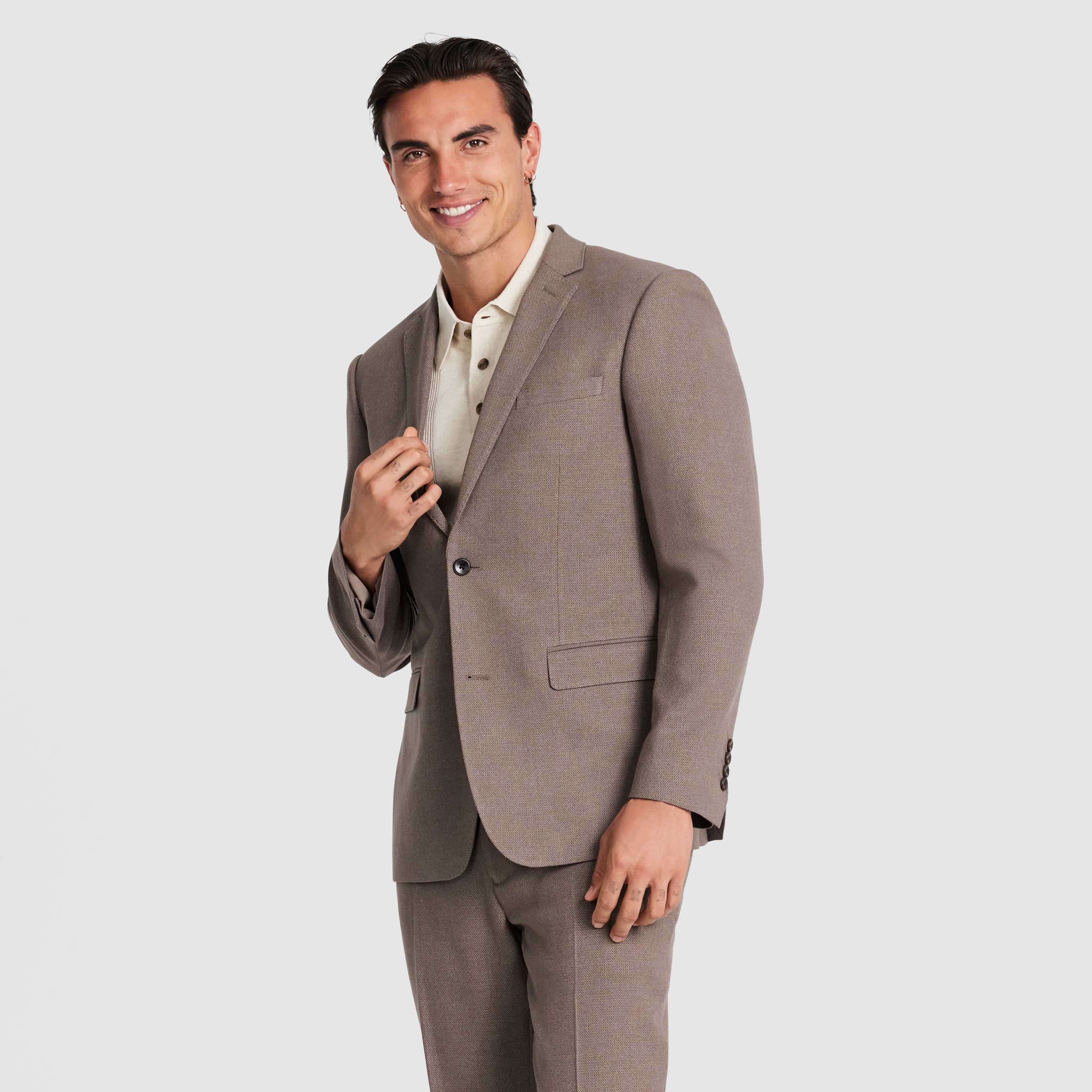  Smart Casual Linen Suit